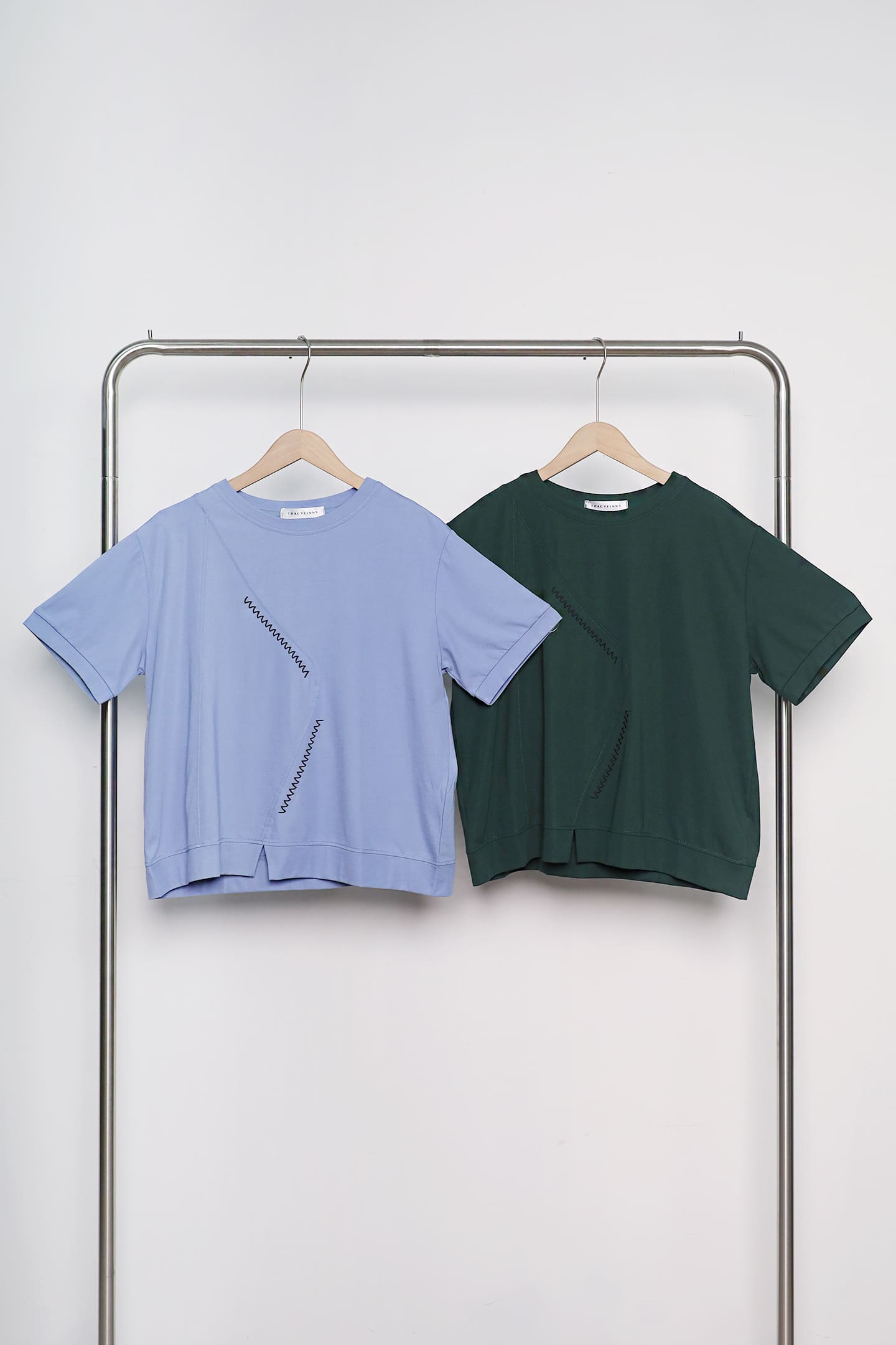 Easy by TE - Evie Zigzag Top in Blue