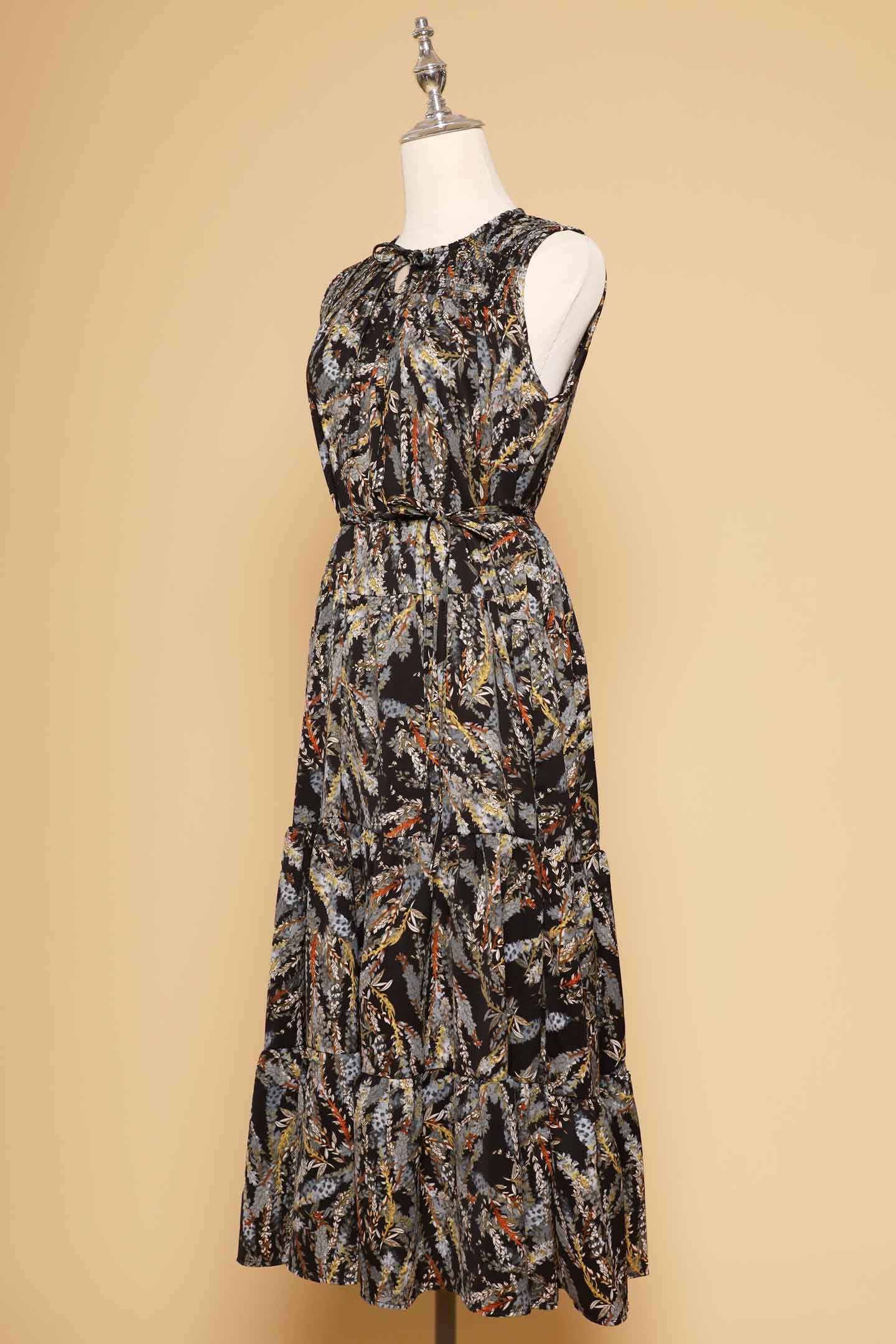 PO - Elysia Dress in Muted Ferns