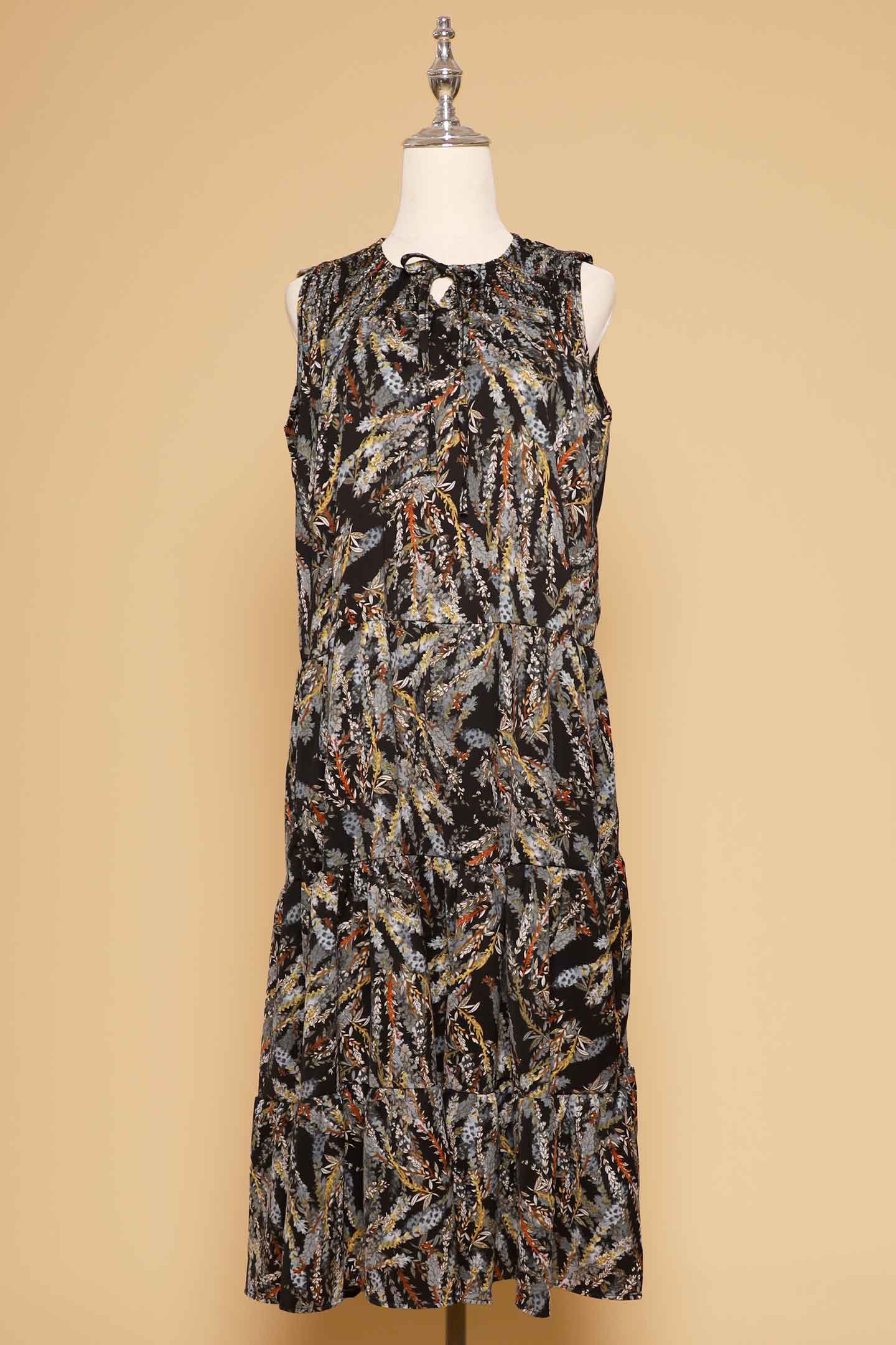 PO - Elysia Dress in Muted Ferns