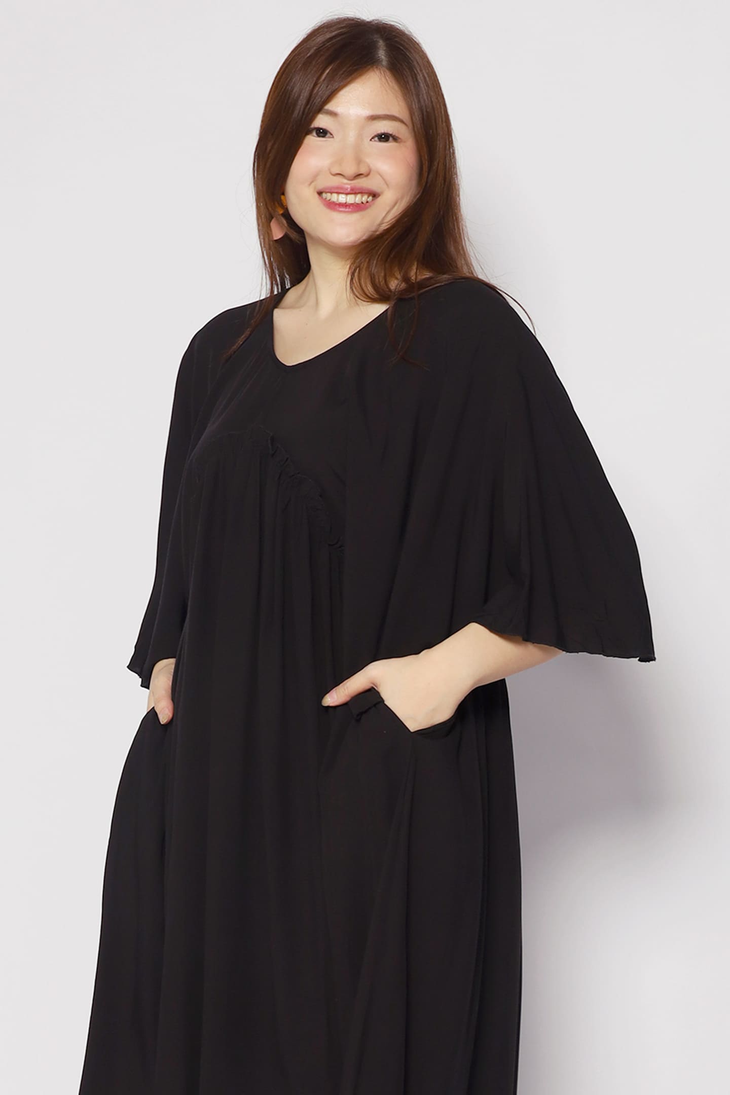 Emerson Flare Dress in Black