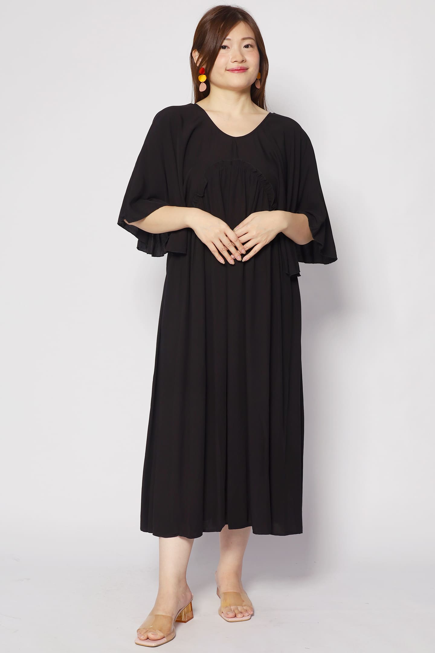 Emerson Flare Dress in Black