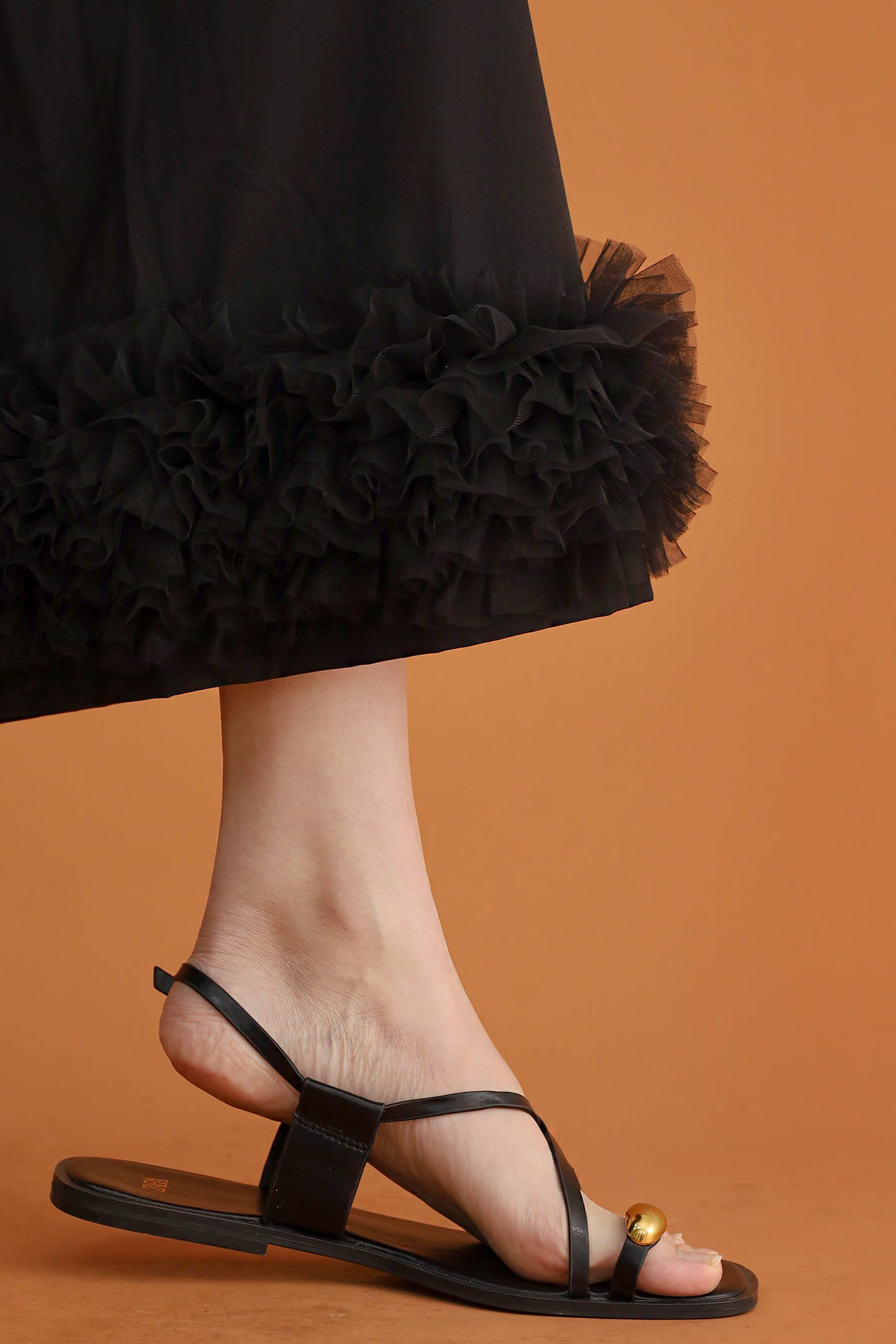 CHOSEN - Emiko Tulle Hem Pants