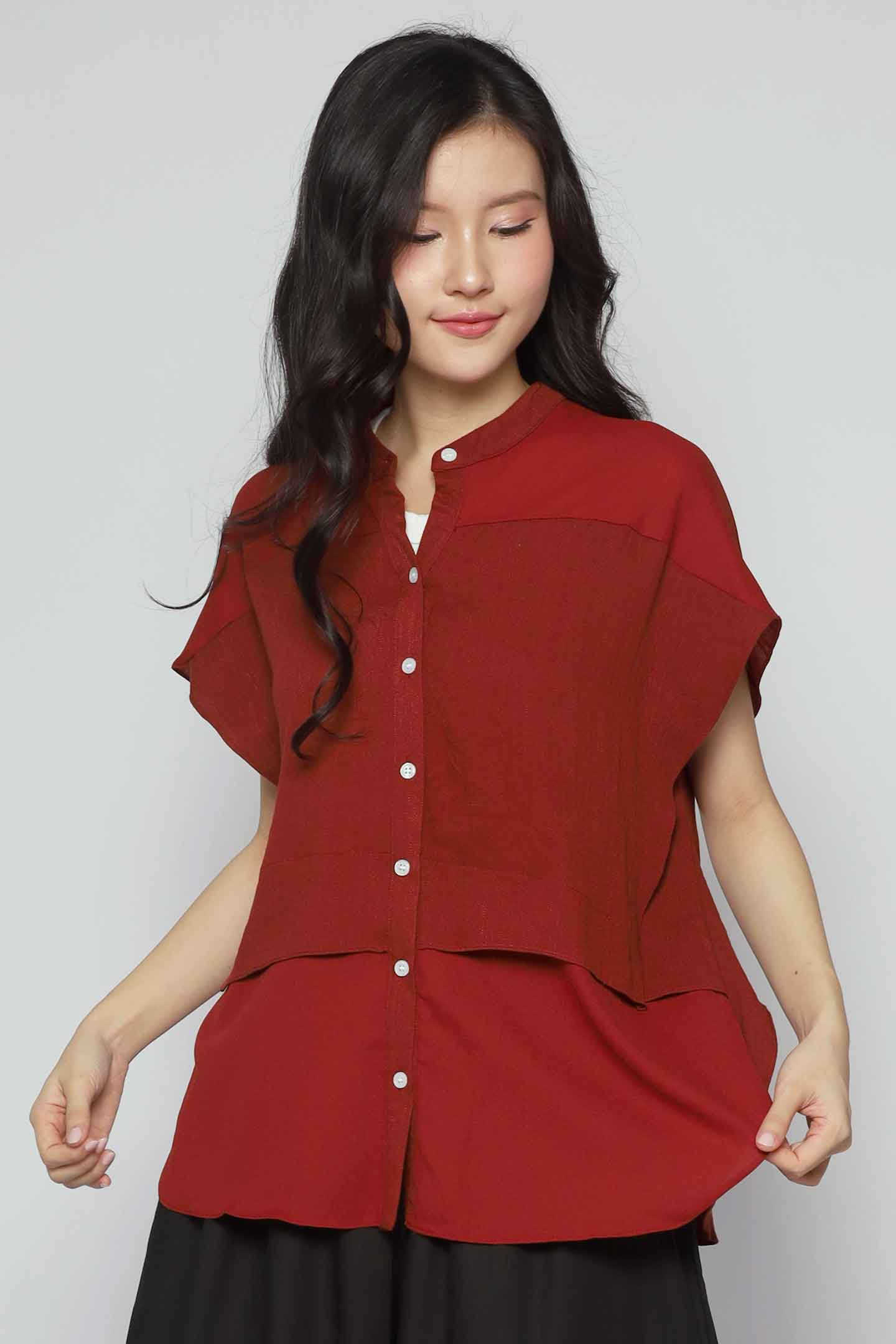 Backorders Estee Top in Red