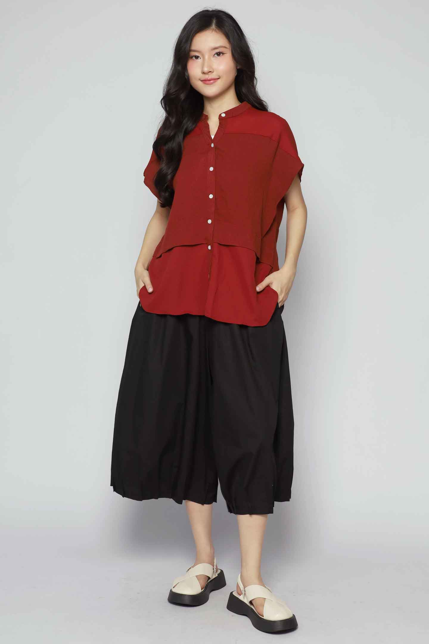 Backorders Estee Top in Red