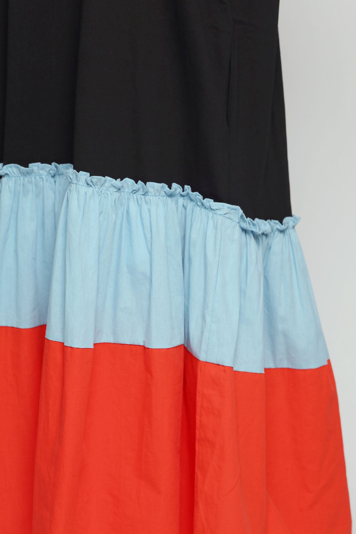 PO - Estella Dress in Blue Orange