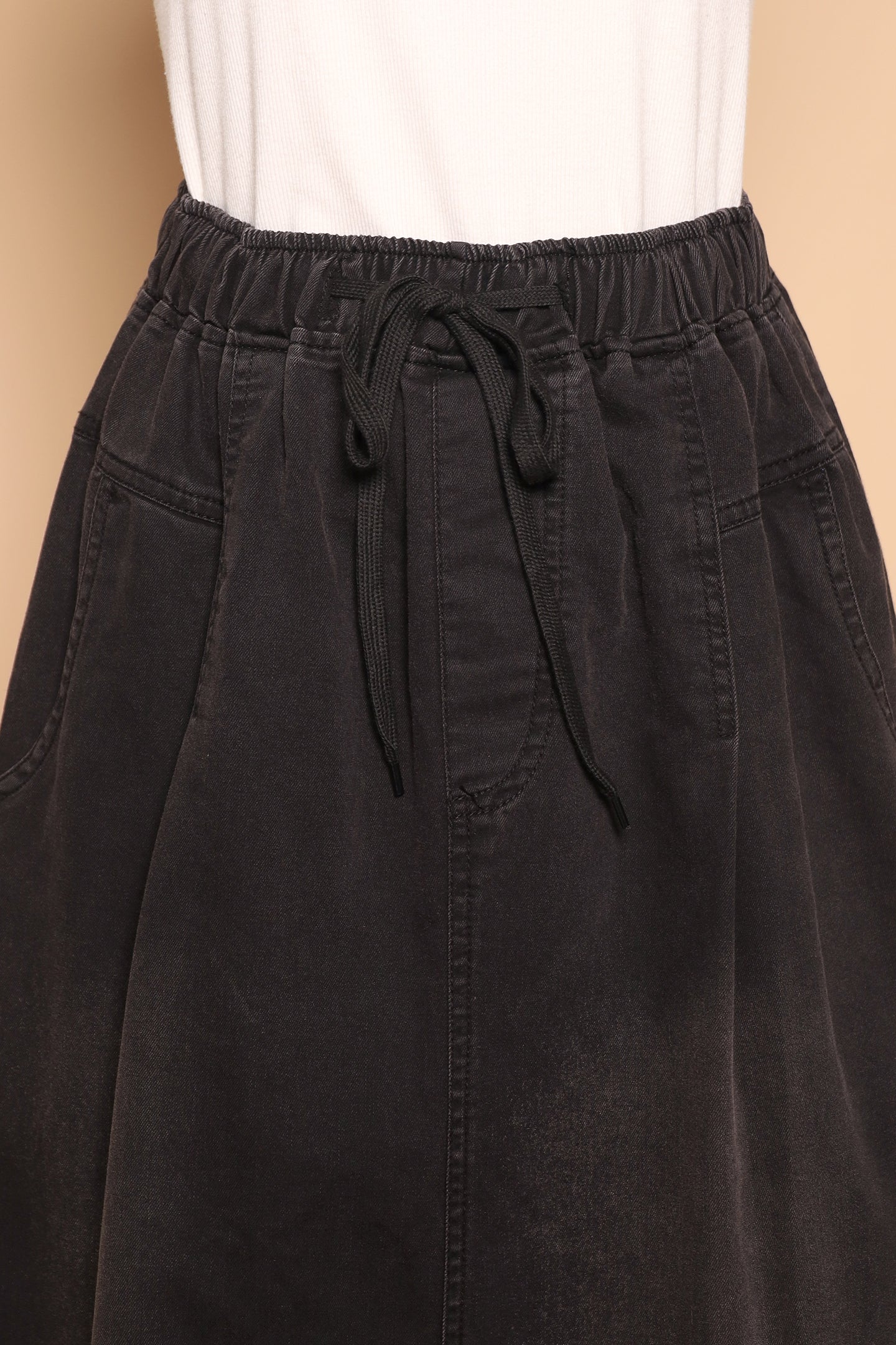 PO - Eva Skirt in Black Denim