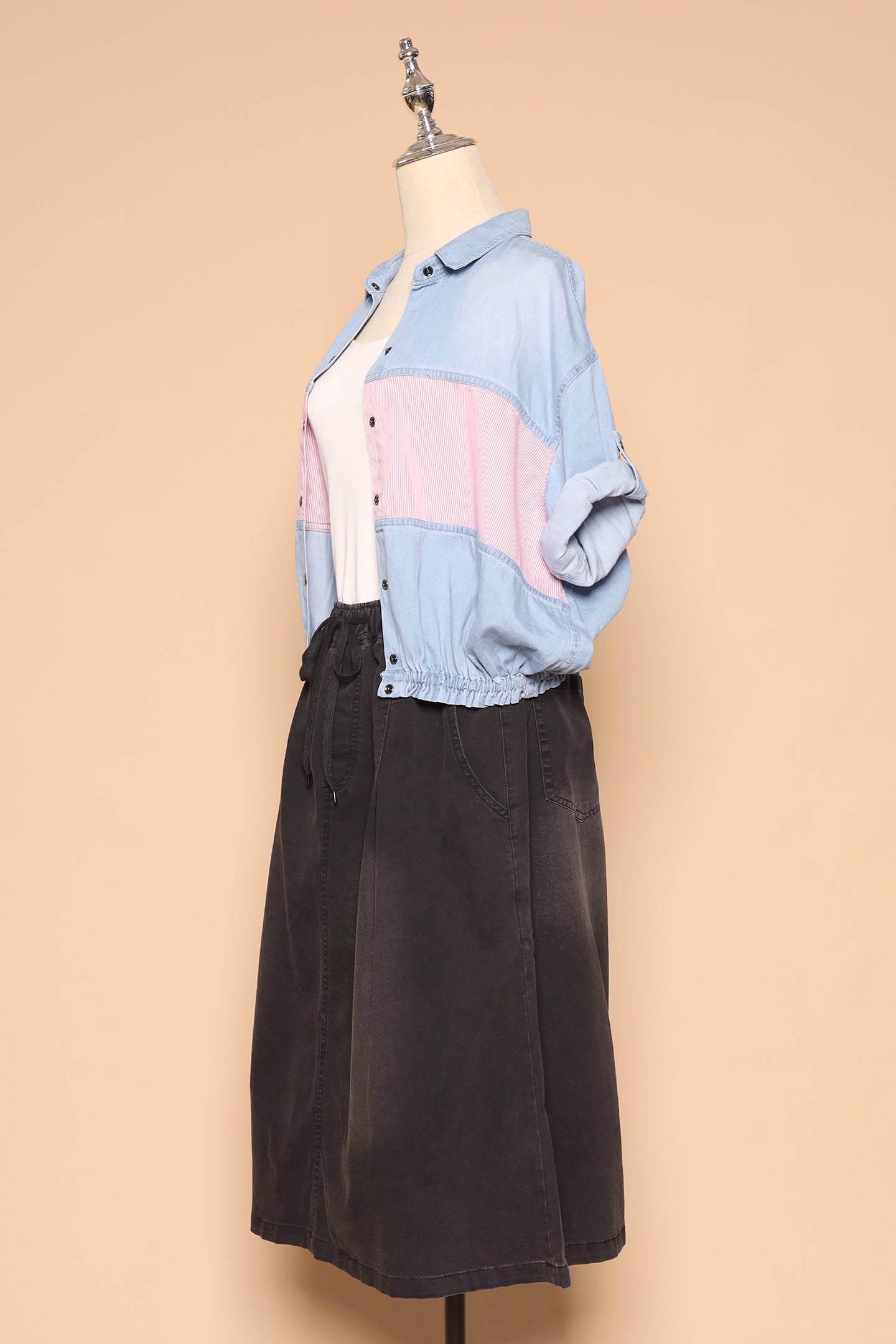 PO - Eva Skirt in Black Denim