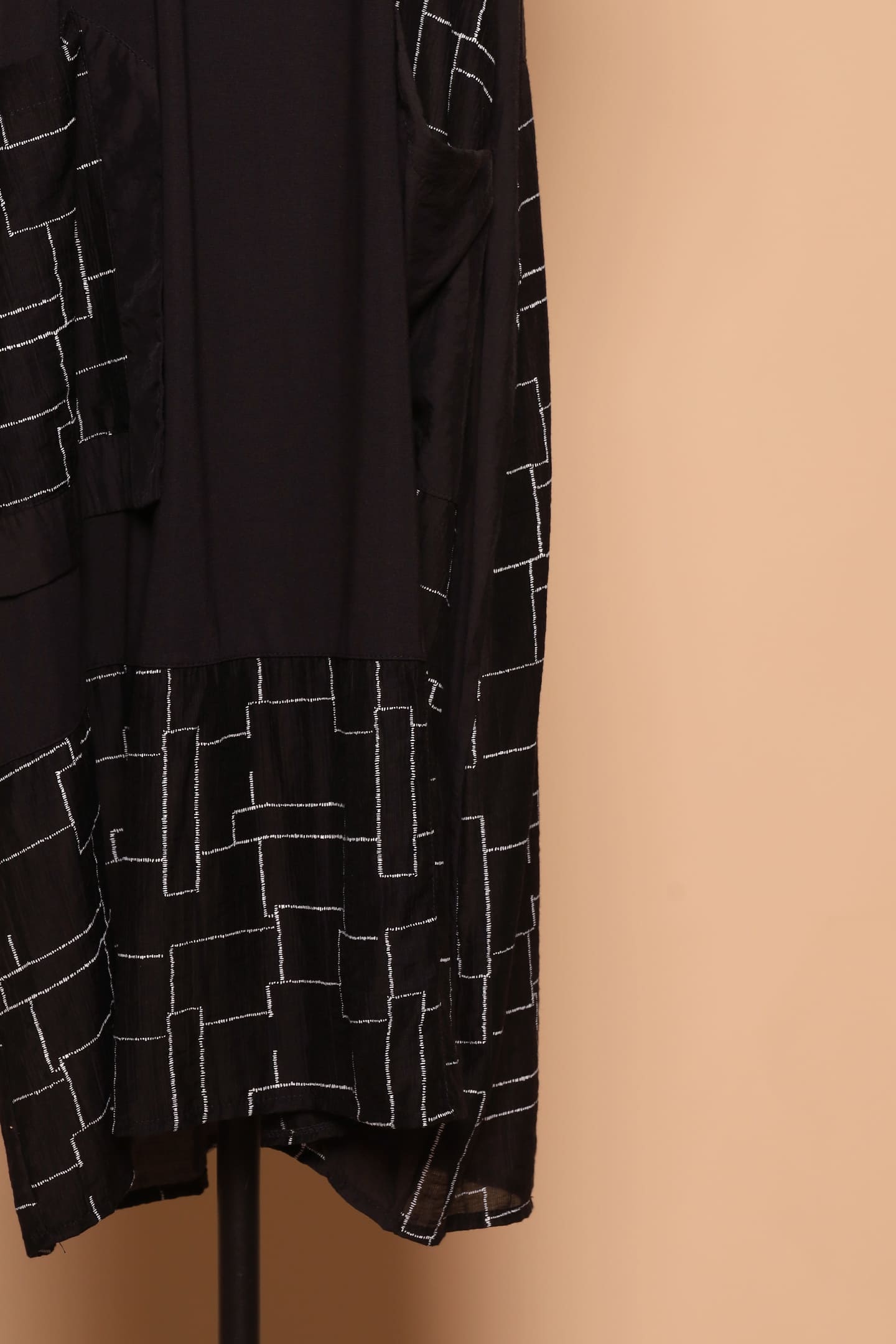 PO - Everly Squares Dress in Black