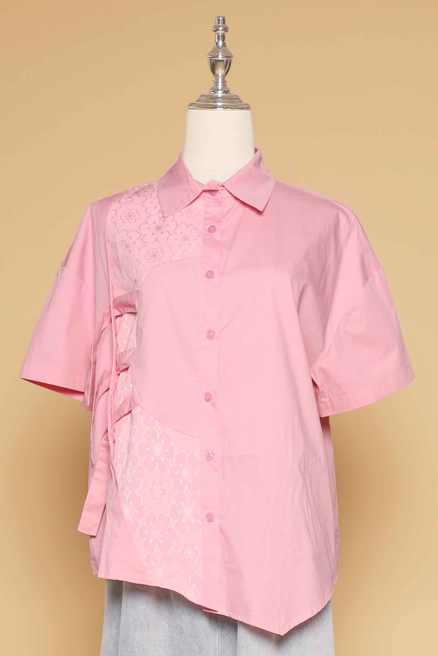 PO - Fayla Floral Shirt in Pink