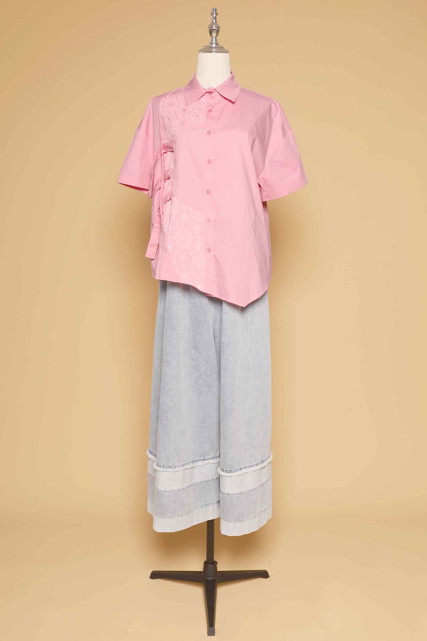 PO - Fayla Floral Shirt in Pink