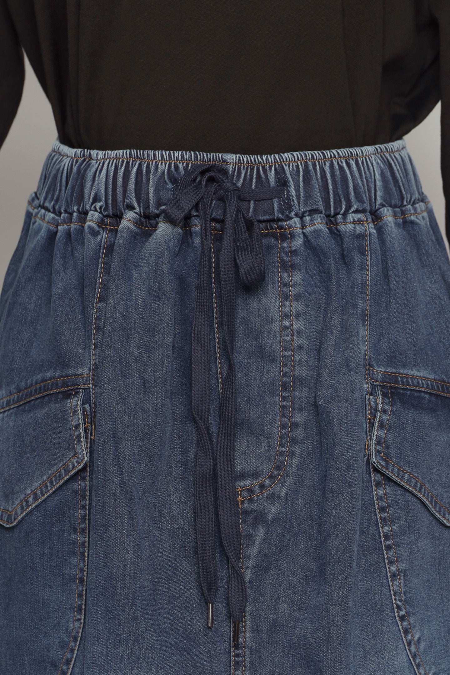 PO - Fianna Denim Skirt in Blue