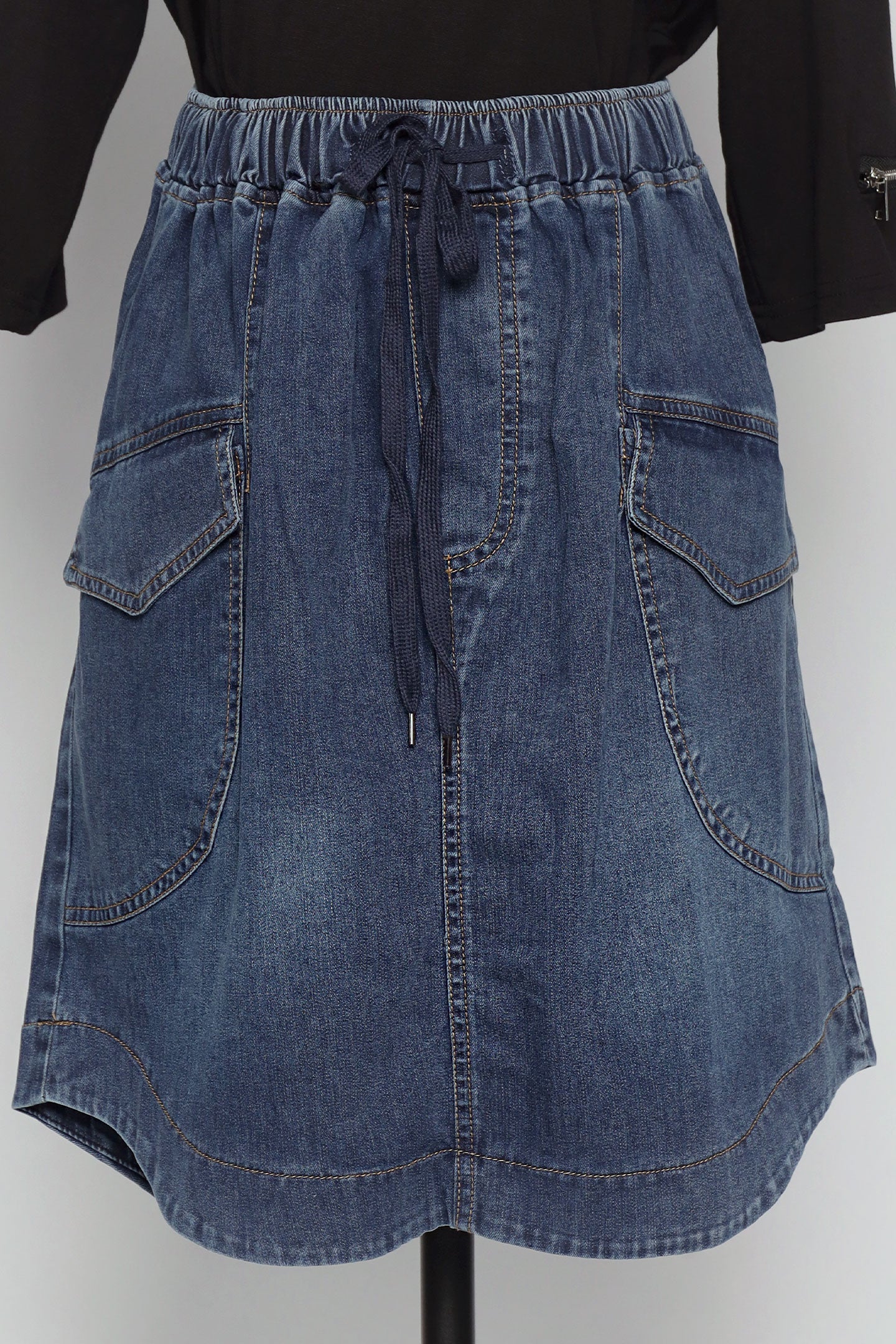 PO - Fianna Denim Skirt in Blue