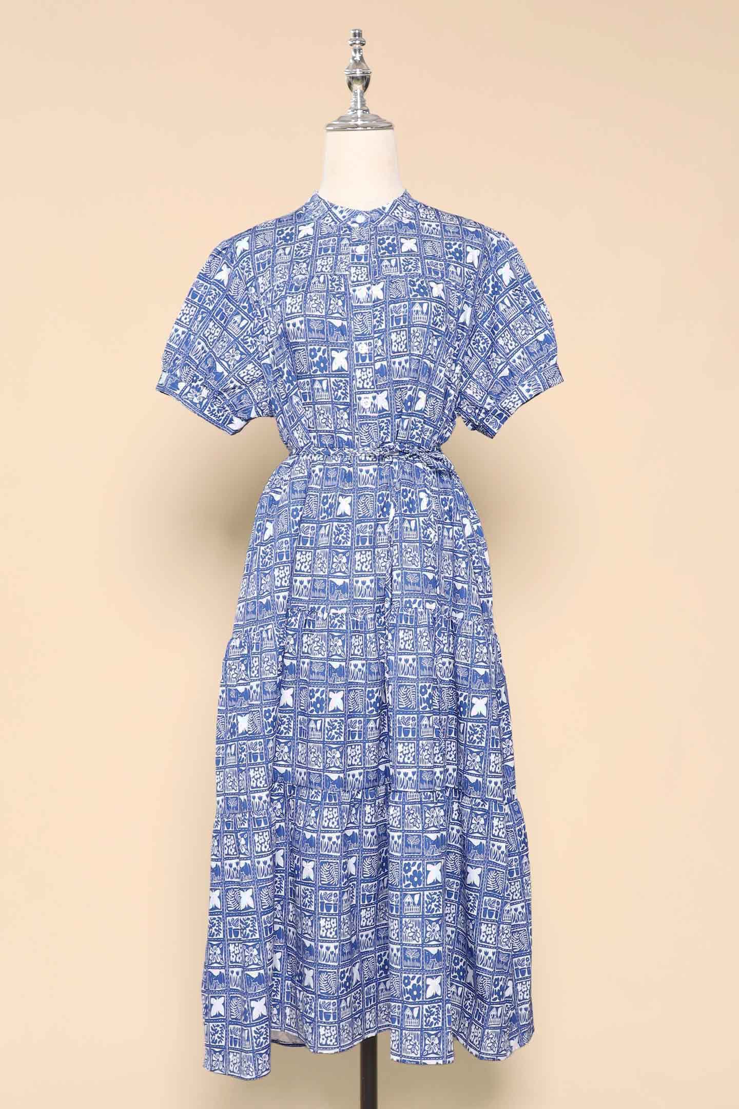 PO - Fifi Dress in Blue Mirage