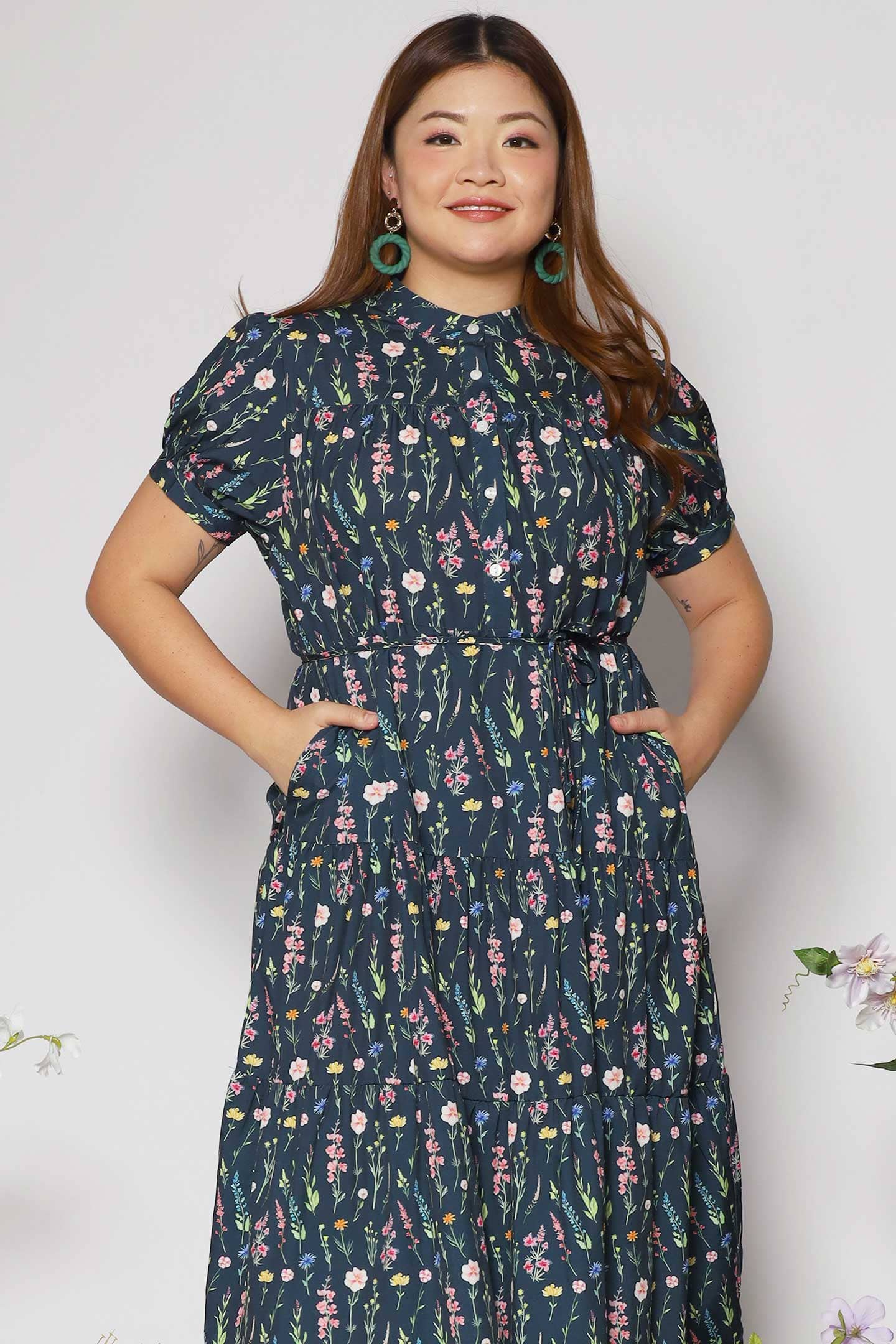 Fifi Dress in Floral Escape