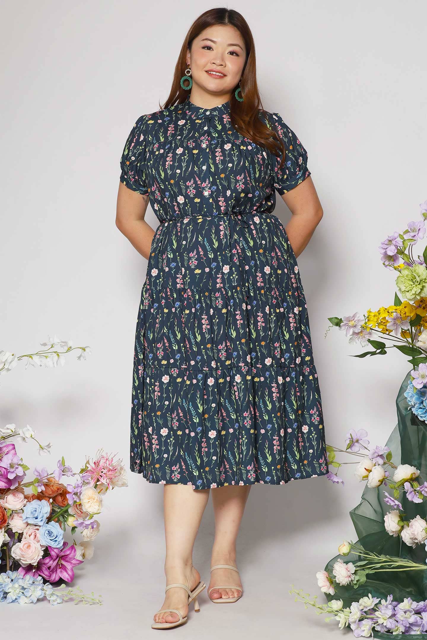 Fifi Dress in Floral Escape