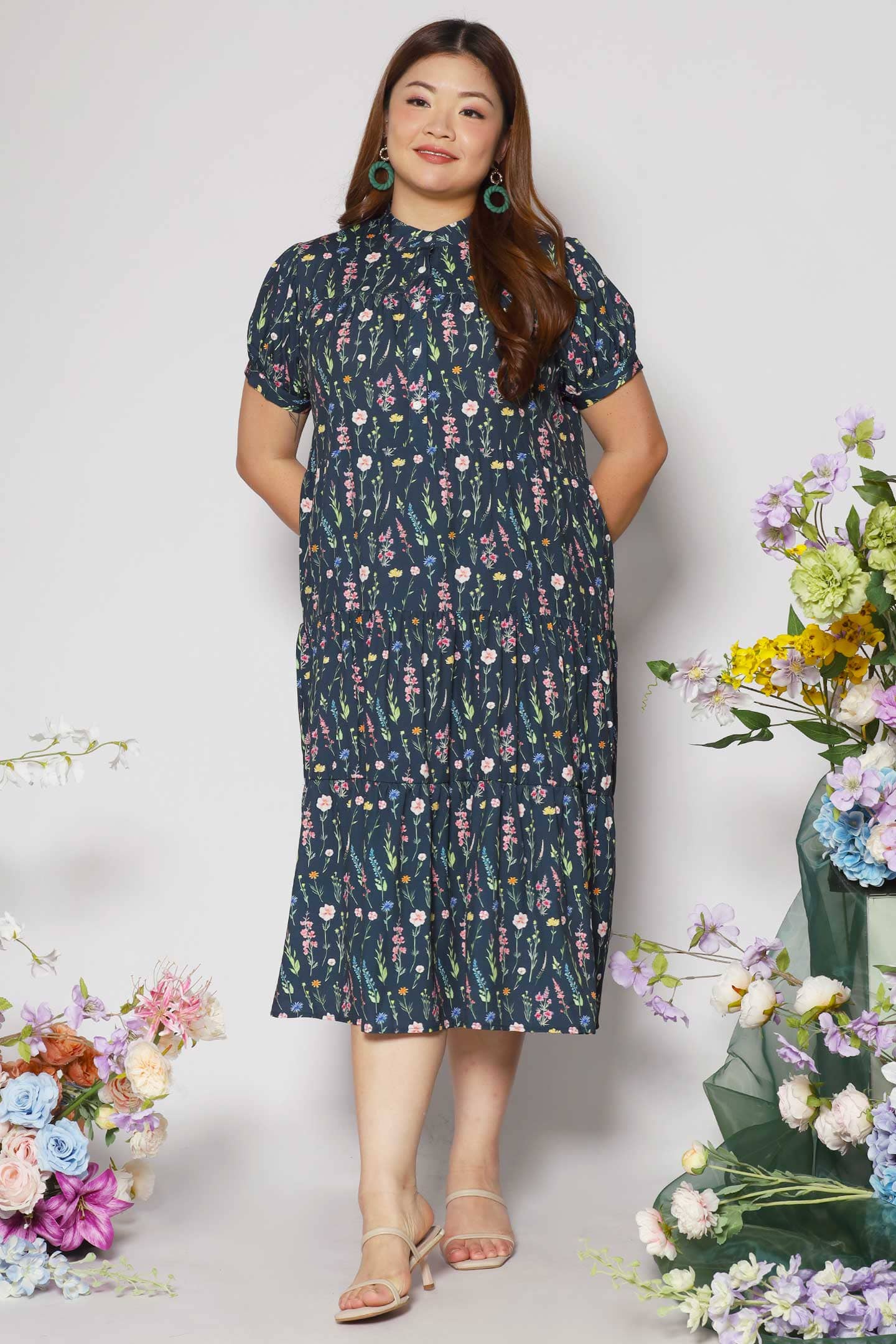 Fifi Dress in Floral Escape