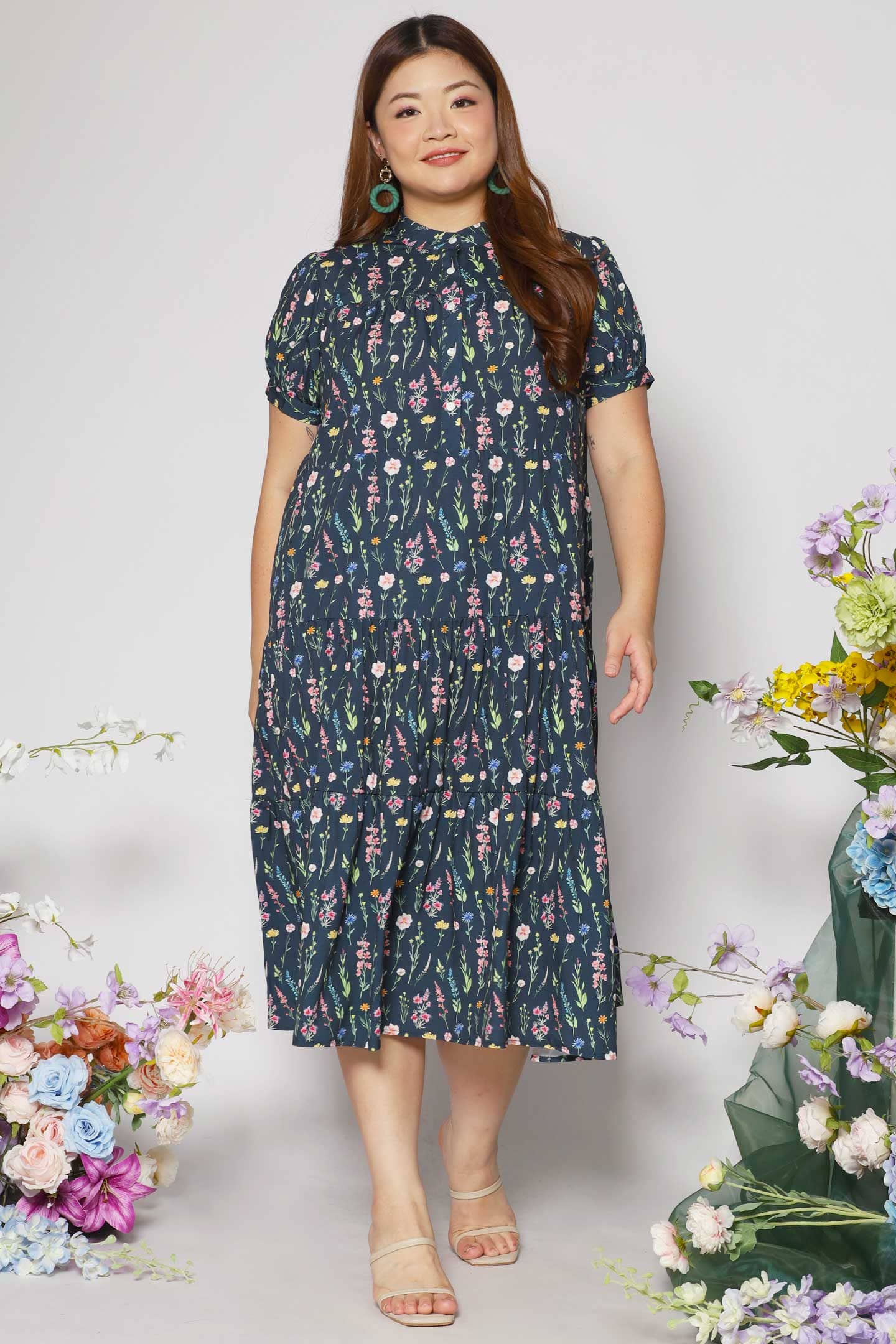 Fifi Dress in Floral Escape