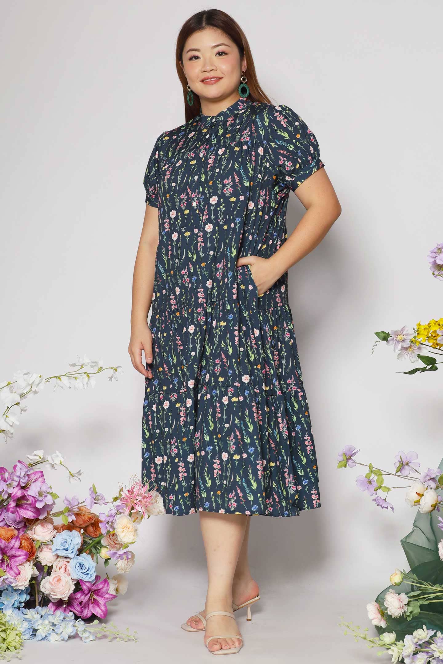 Fifi Dress in Floral Escape