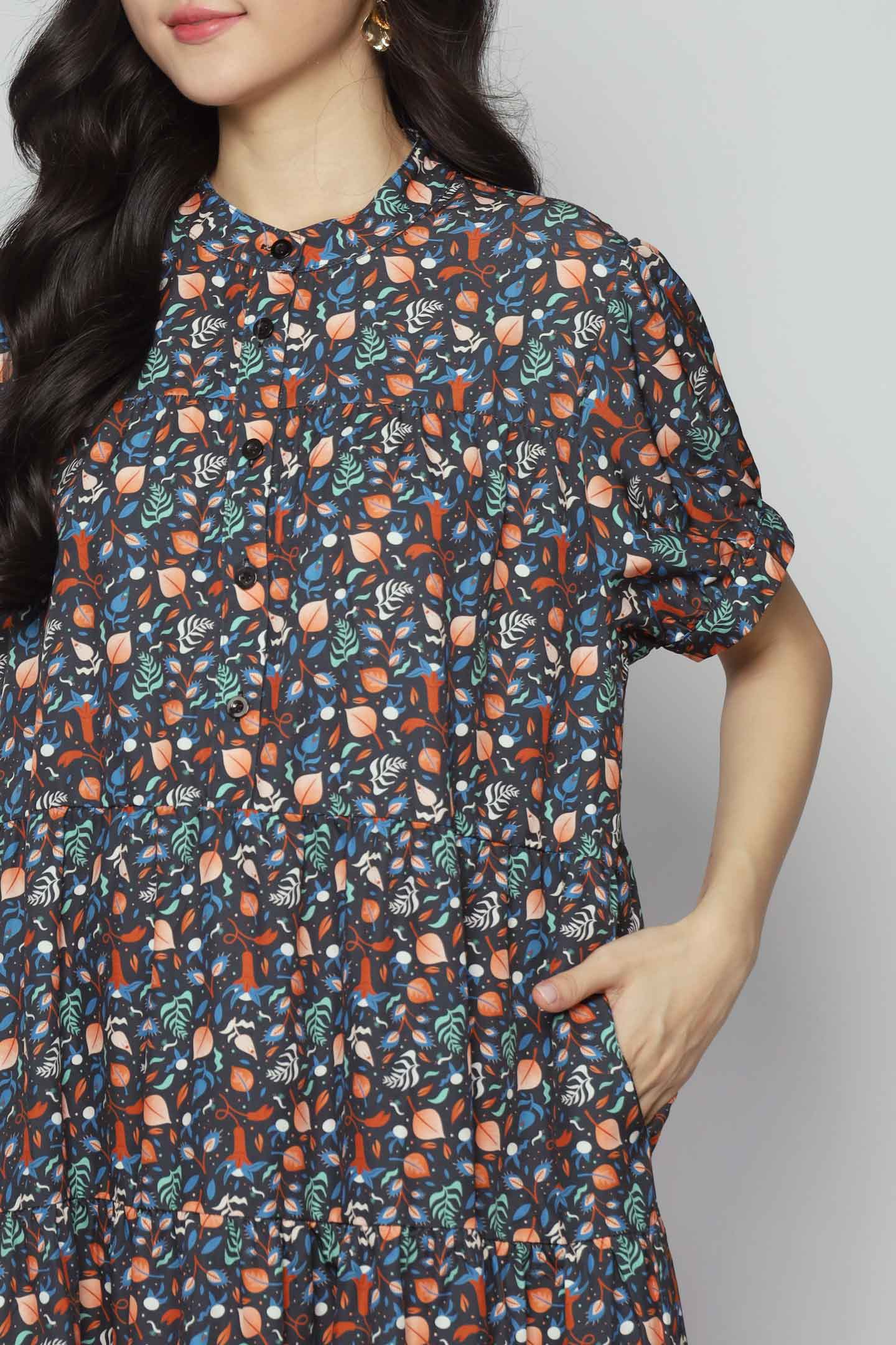 Fifi Dress in Petal Rush