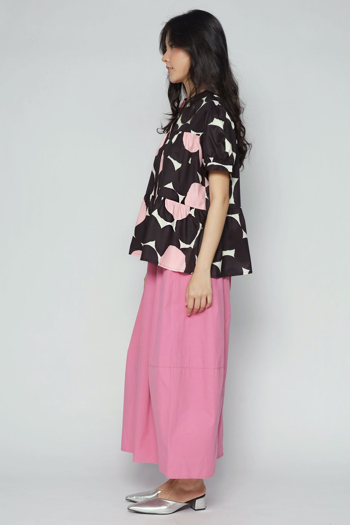 Fifina Top in Pink Clementine
