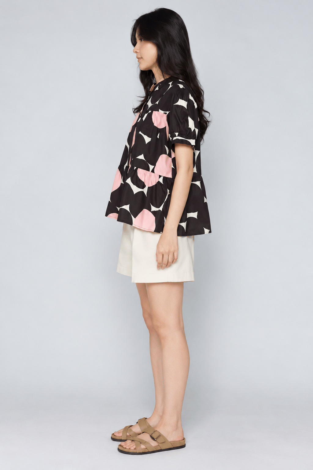 Fifina Top in Pink Clementine