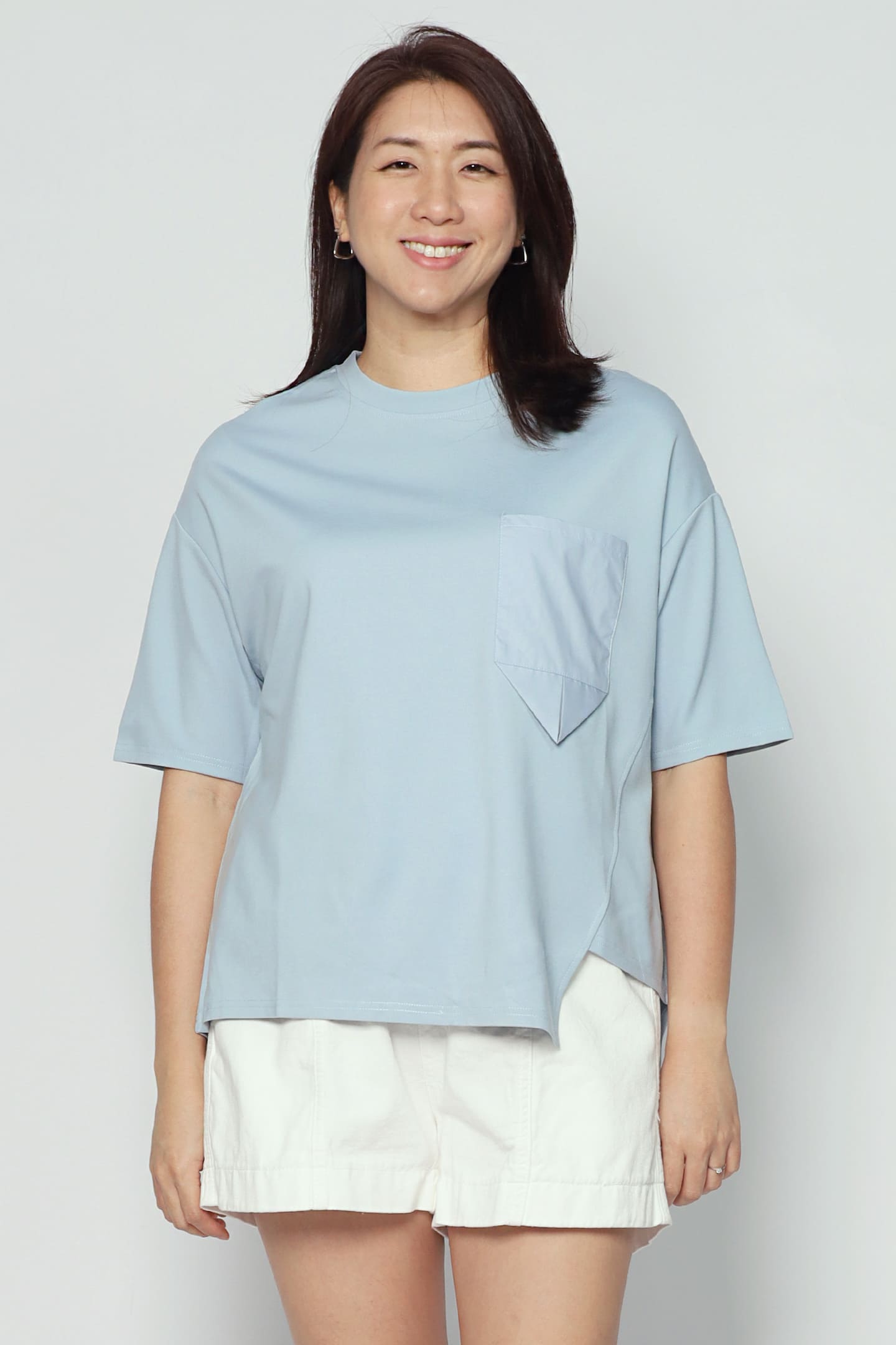 Easy By TE - First Thing Top in Baby Blue
