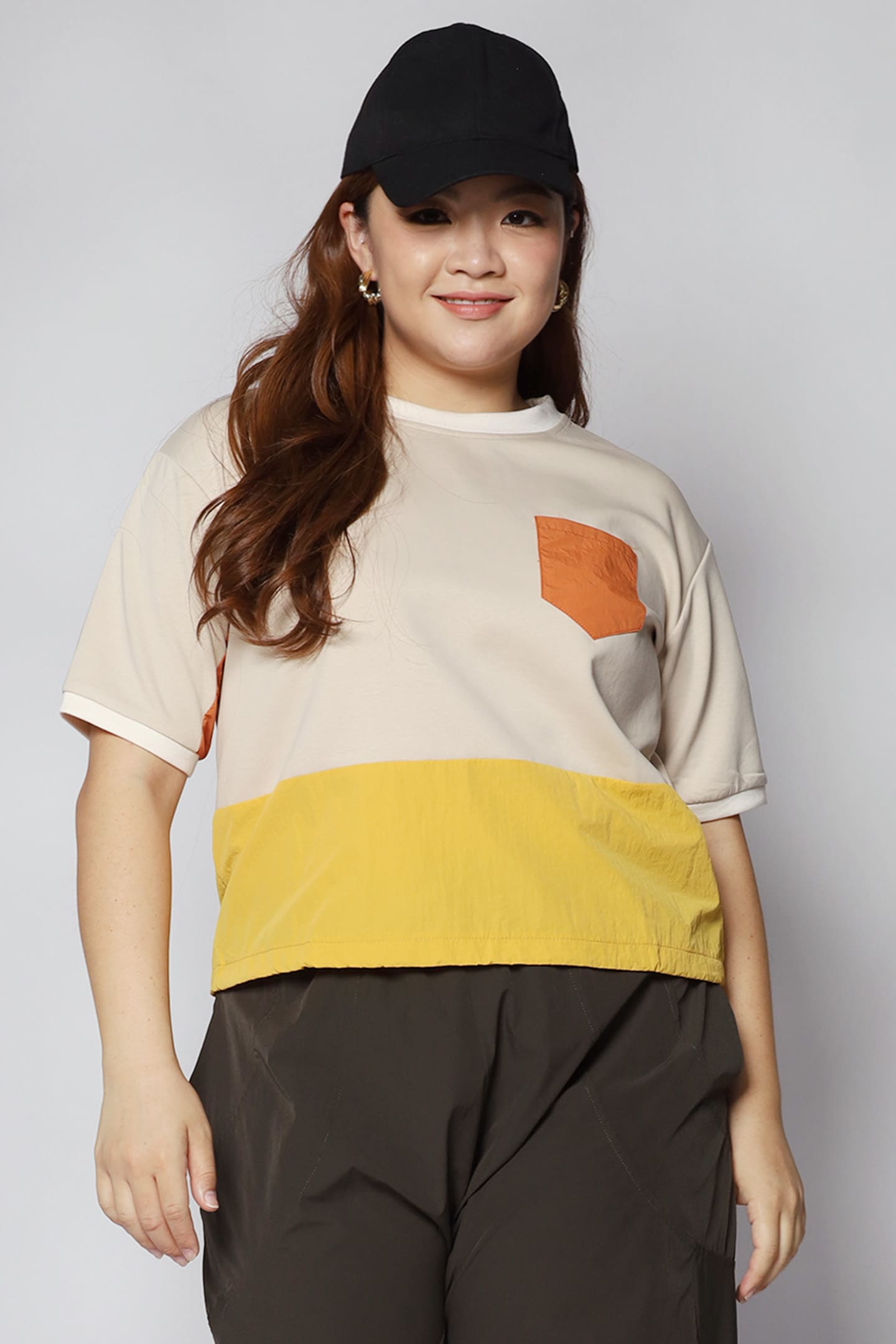 Foofoo Colourblock Top in Yellow