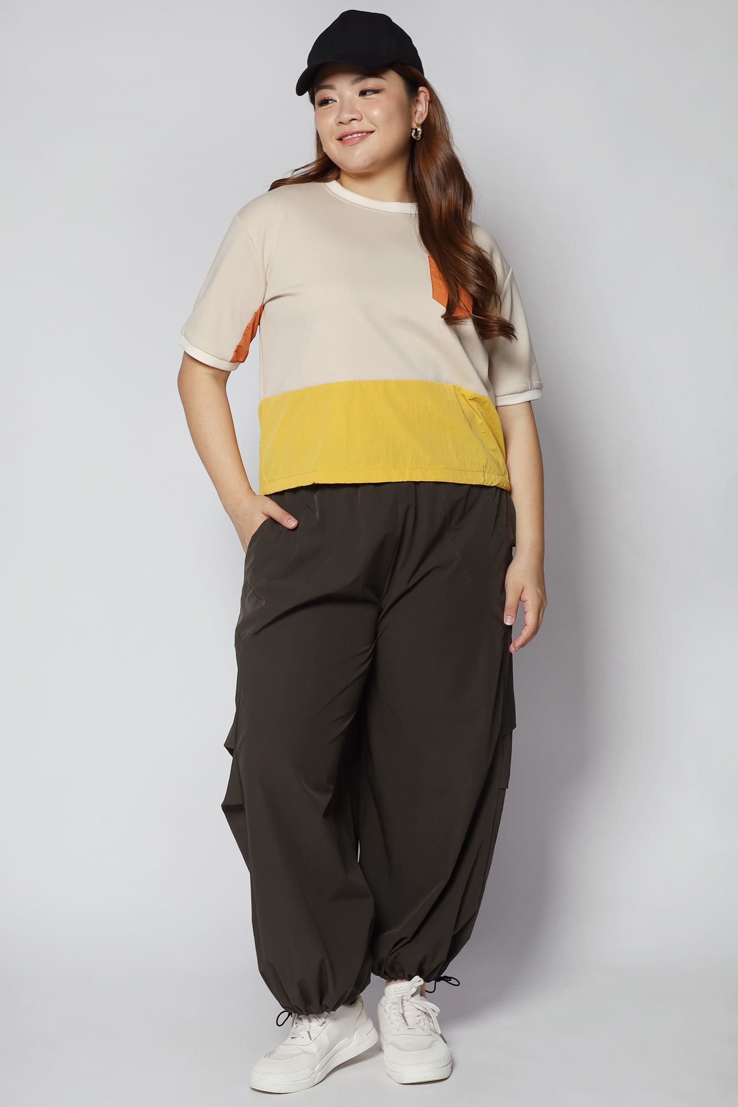 Foofoo Colourblock Top in Yellow