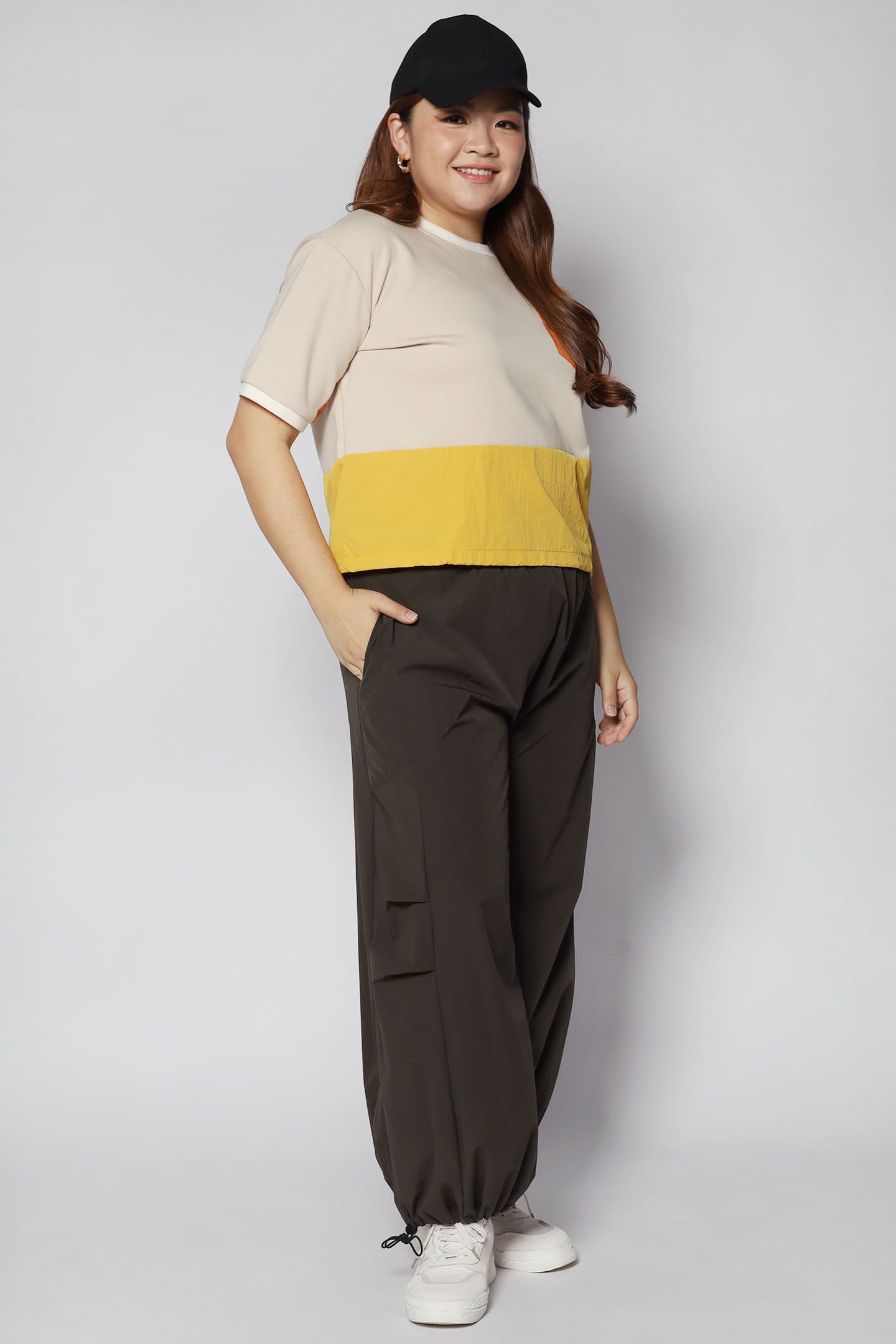 Foofoo Colourblock Top in Yellow