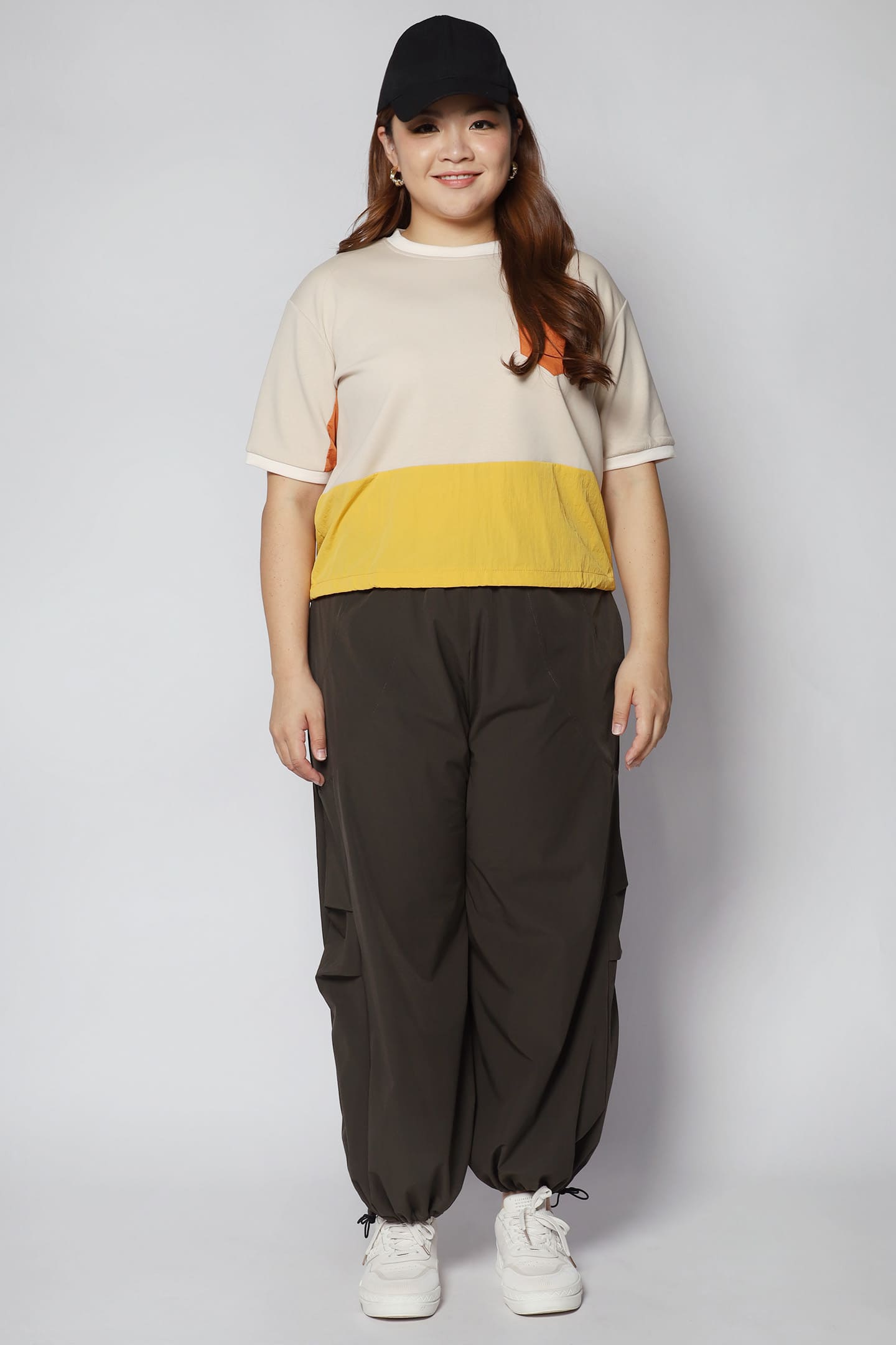 Foofoo Colourblock Top in Yellow