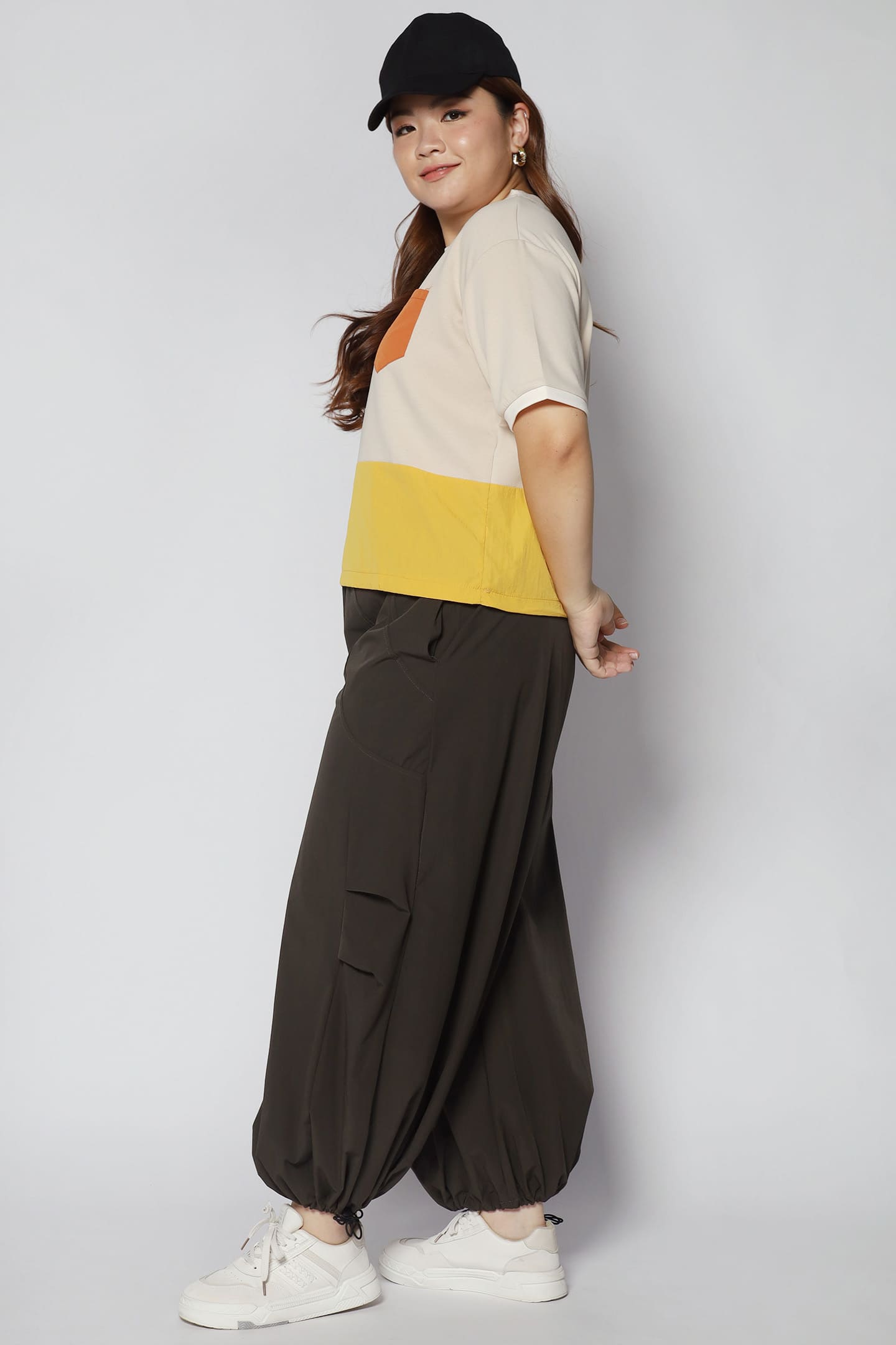 Foofoo Colourblock Top in Yellow