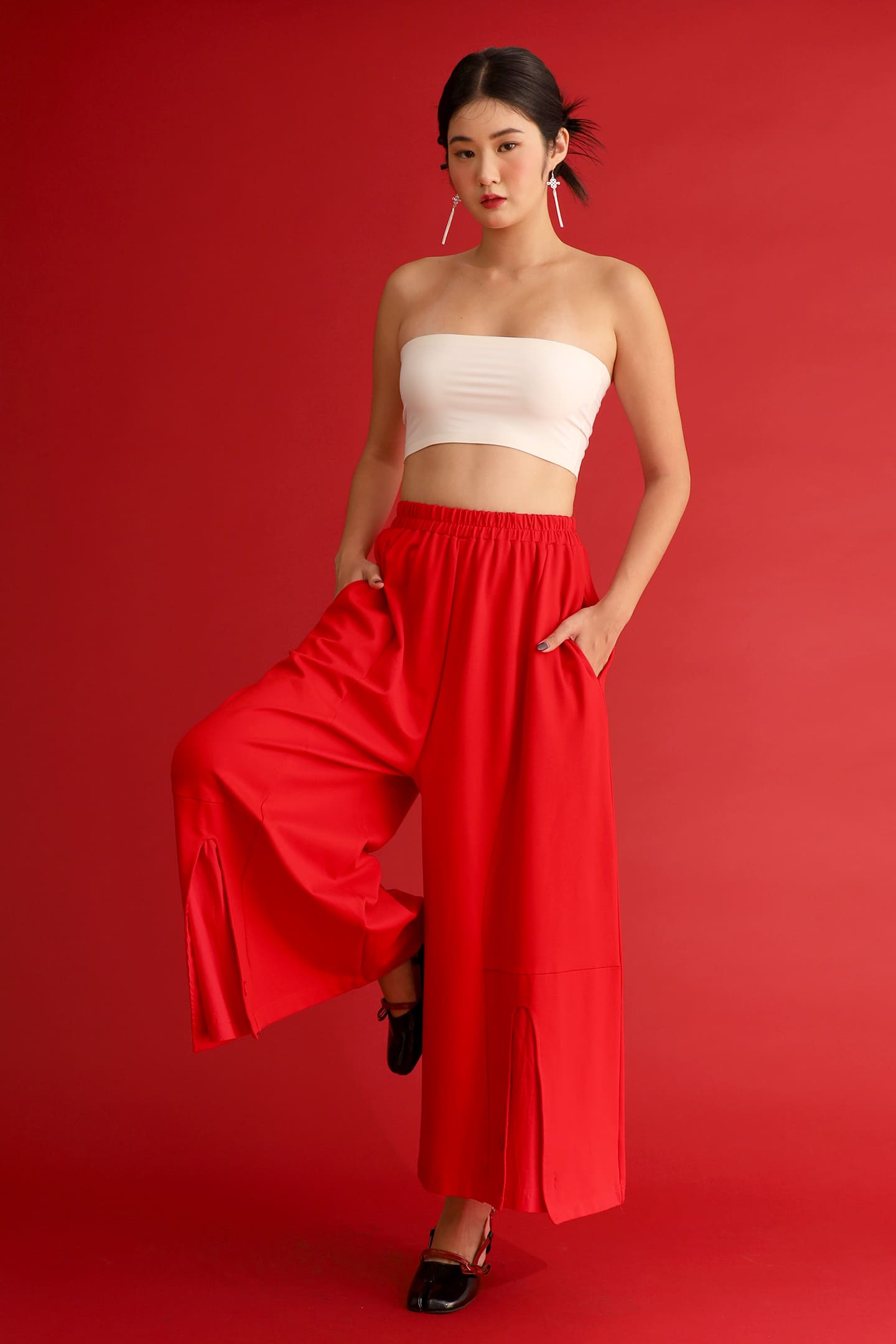 CHOSEN - Fortune Rise Pants in Red