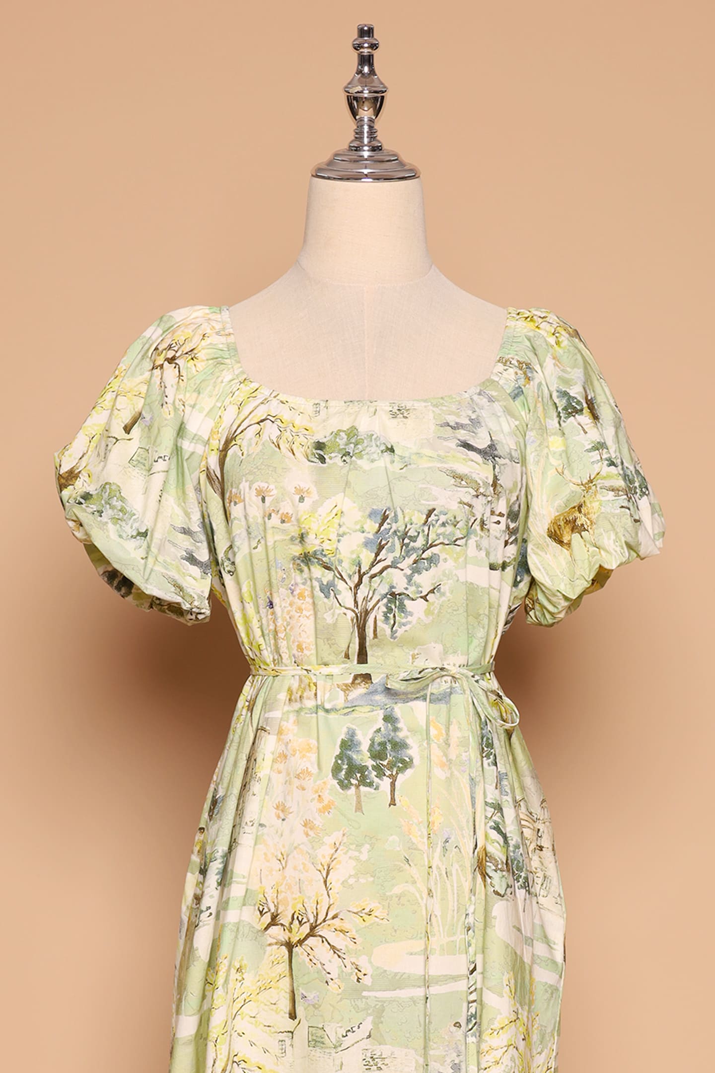 PO - Frankie Dress in Green Scenery
