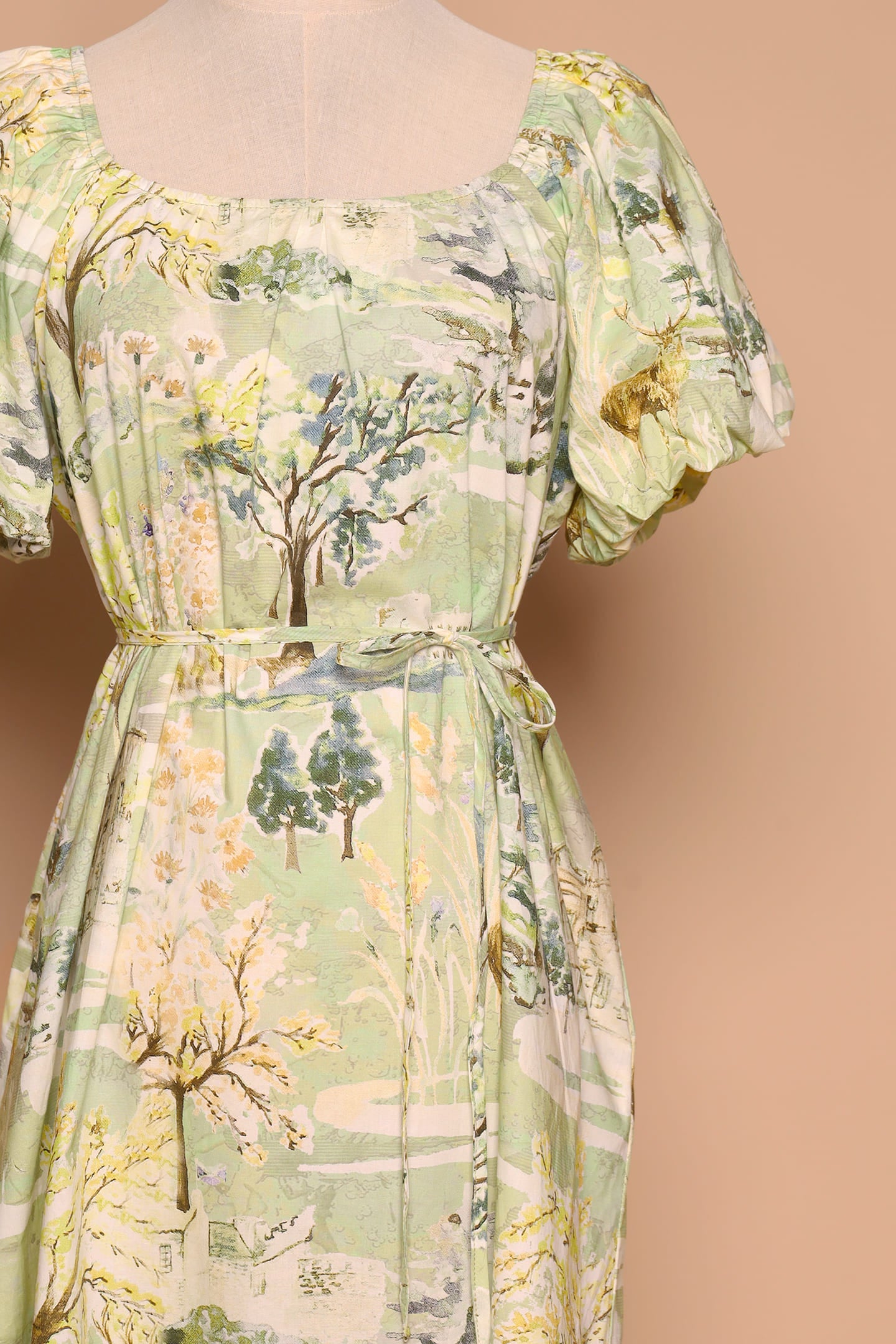 PO - Frankie Dress in Green Scenery