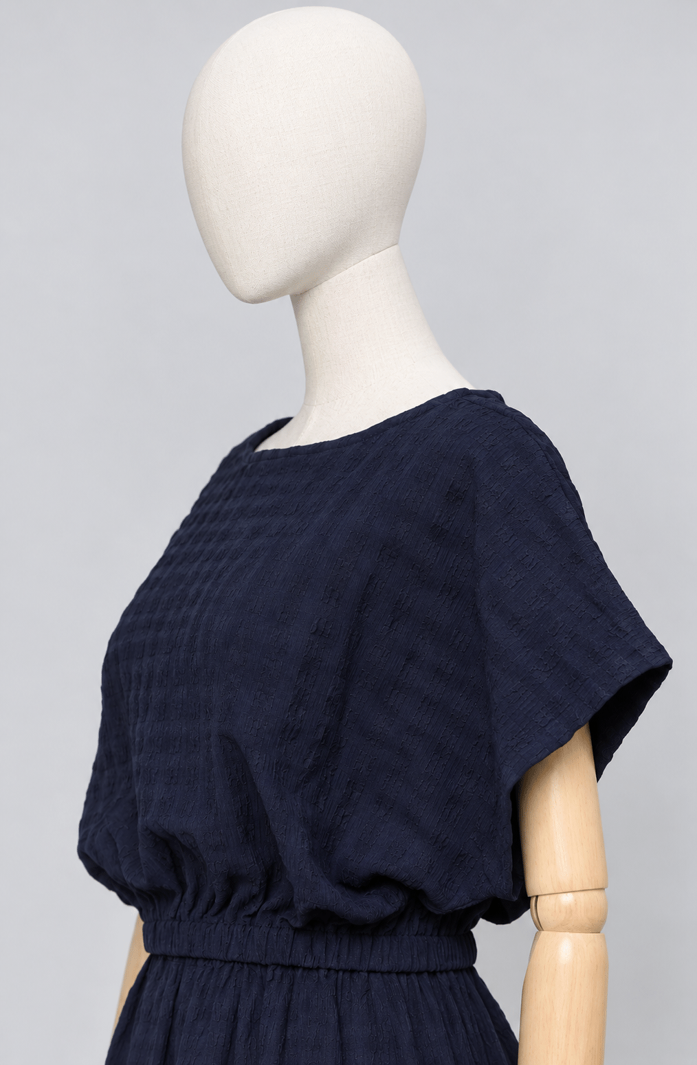 PO - Gem 2 in 1 Blue Textured Top and Skirt Set