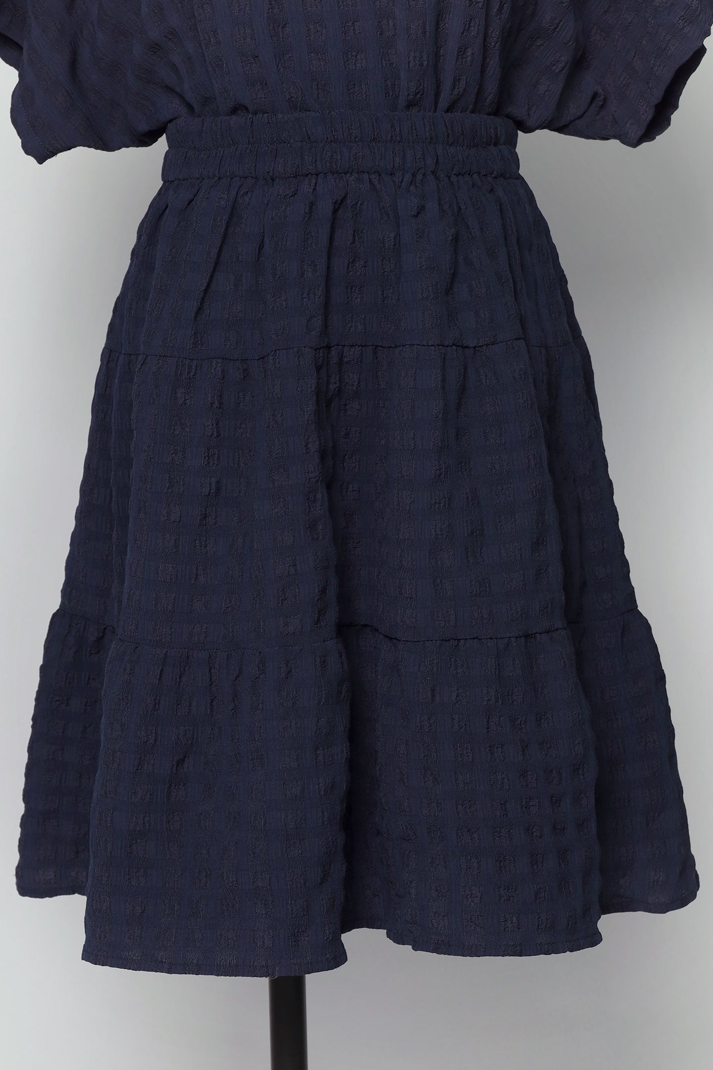 PO - Gem 2 in 1 Blue Textured Top and Skirt Set