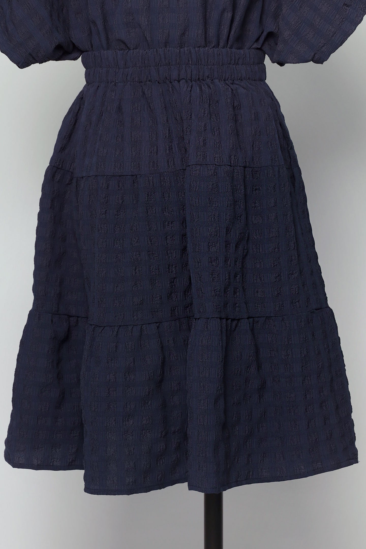 PO - Gem 2 in 1 Blue Textured Top and Skirt Set