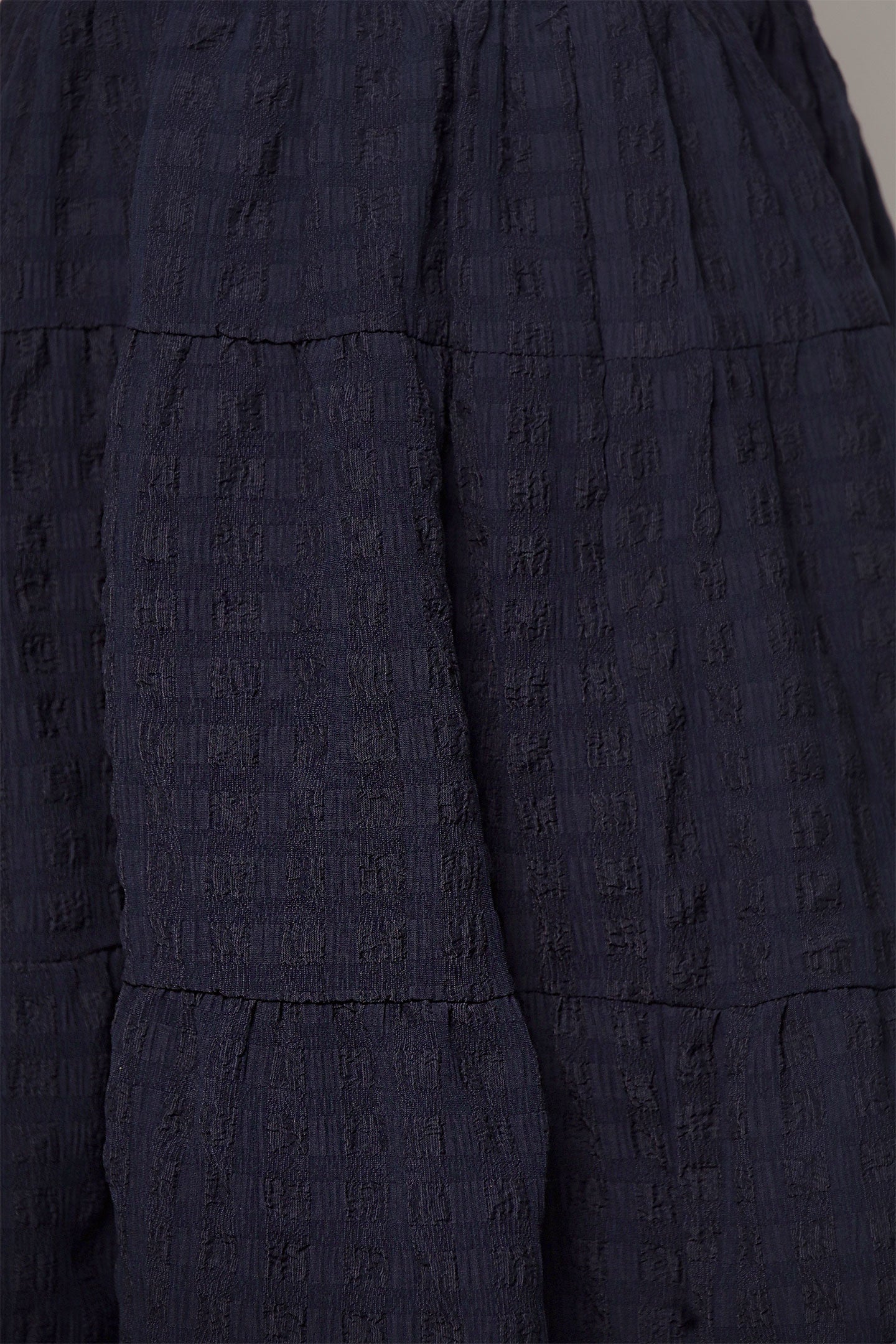 PO - Gem 2 in 1 Blue Textured Top and Skirt Set