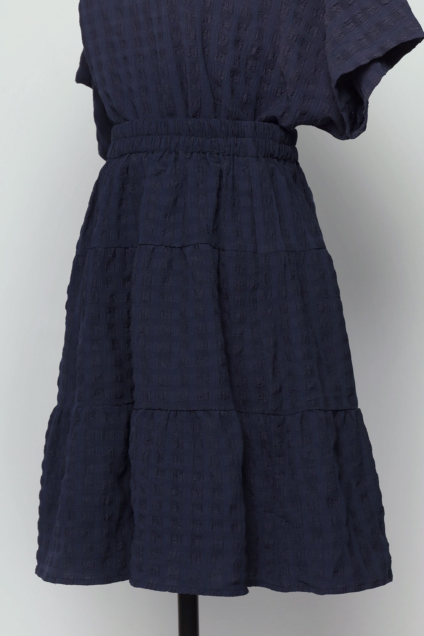 PO - Gem 2 in 1 Blue Textured Top and Skirt Set