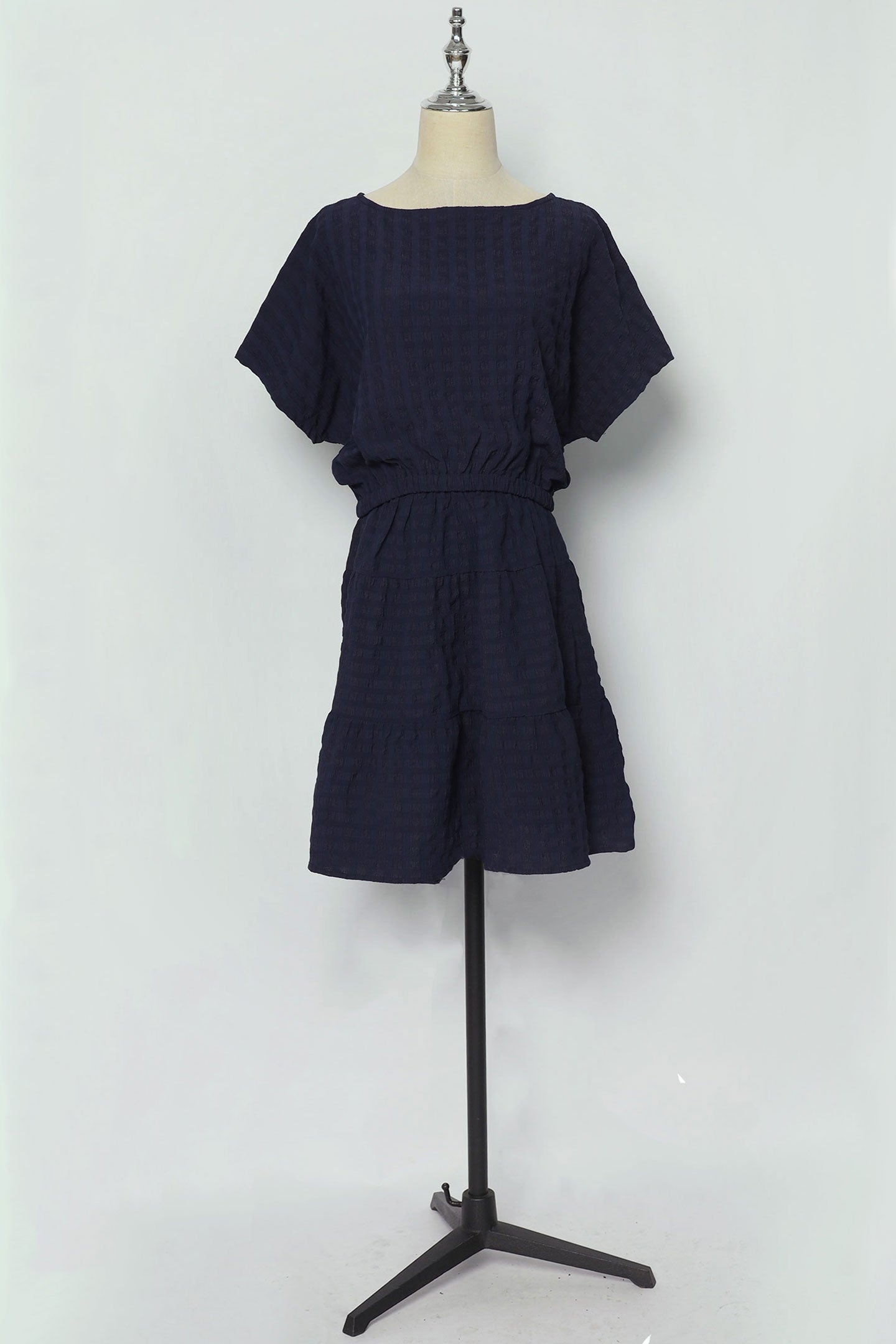 PO - Gem 2 in 1 Blue Textured Top and Skirt Set