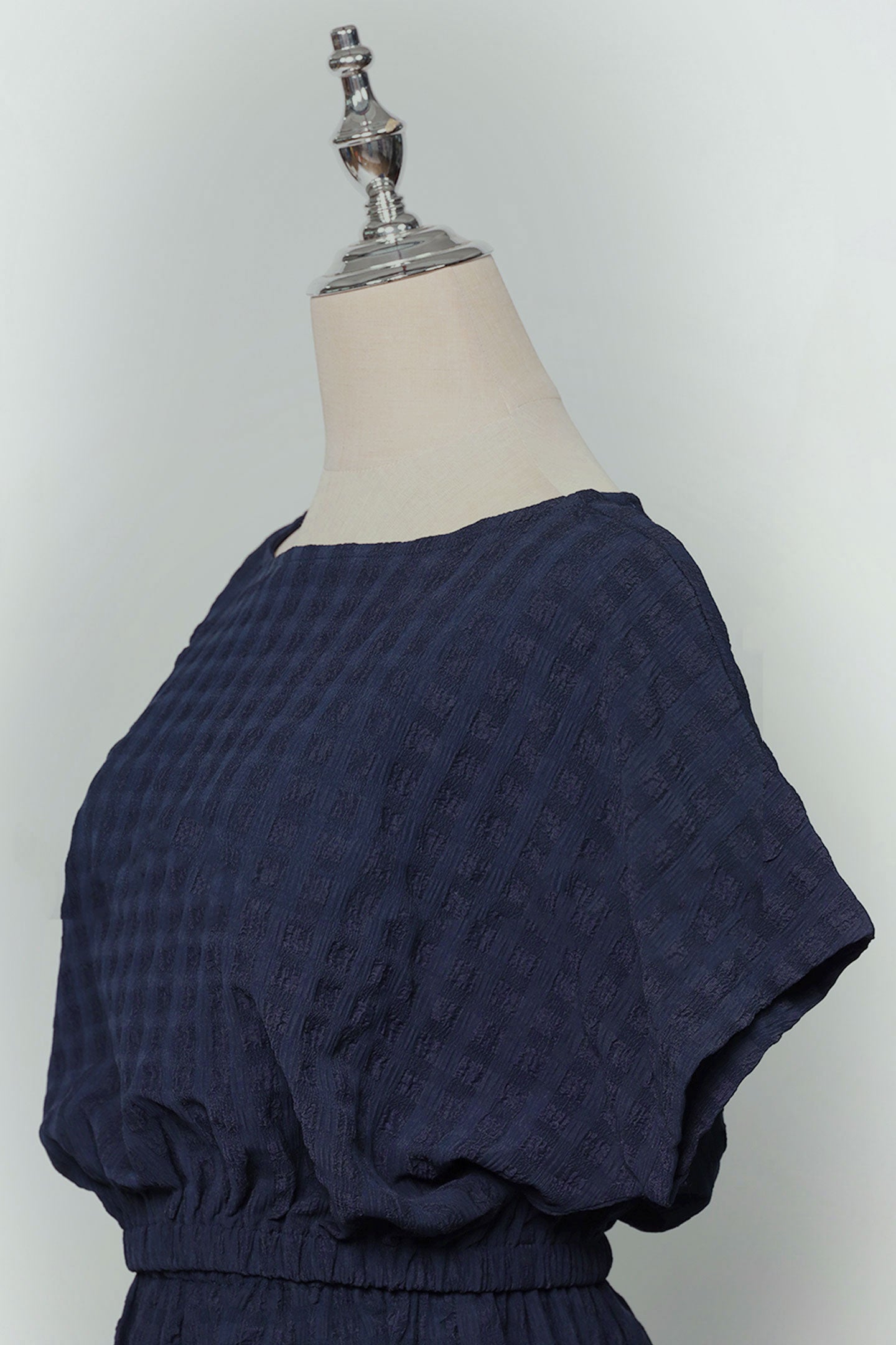 PO - Gem 2 in 1 Blue Textured Top and Skirt Set
