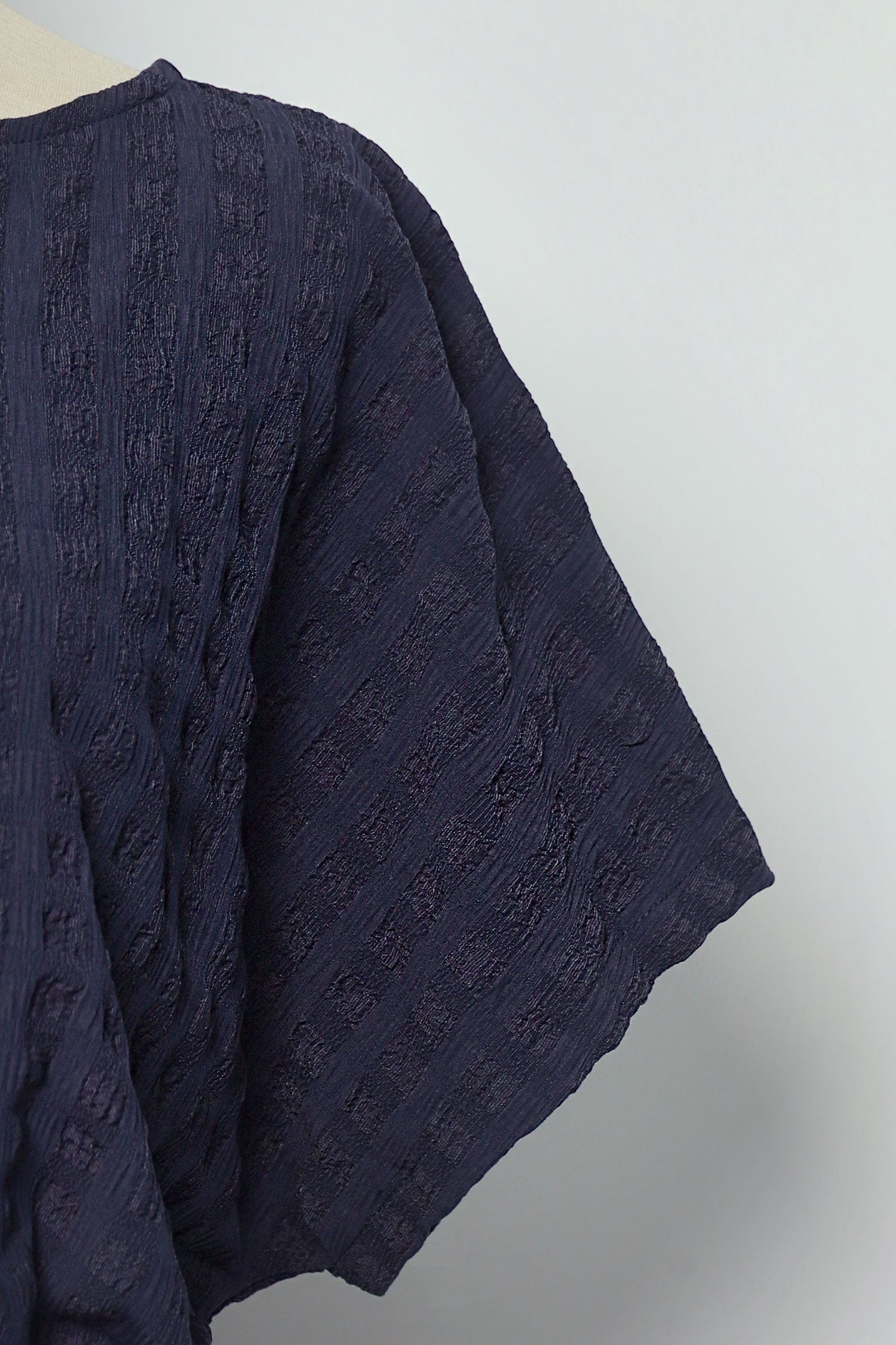 PO - Gem 2 in 1 Blue Textured Top and Skirt Set