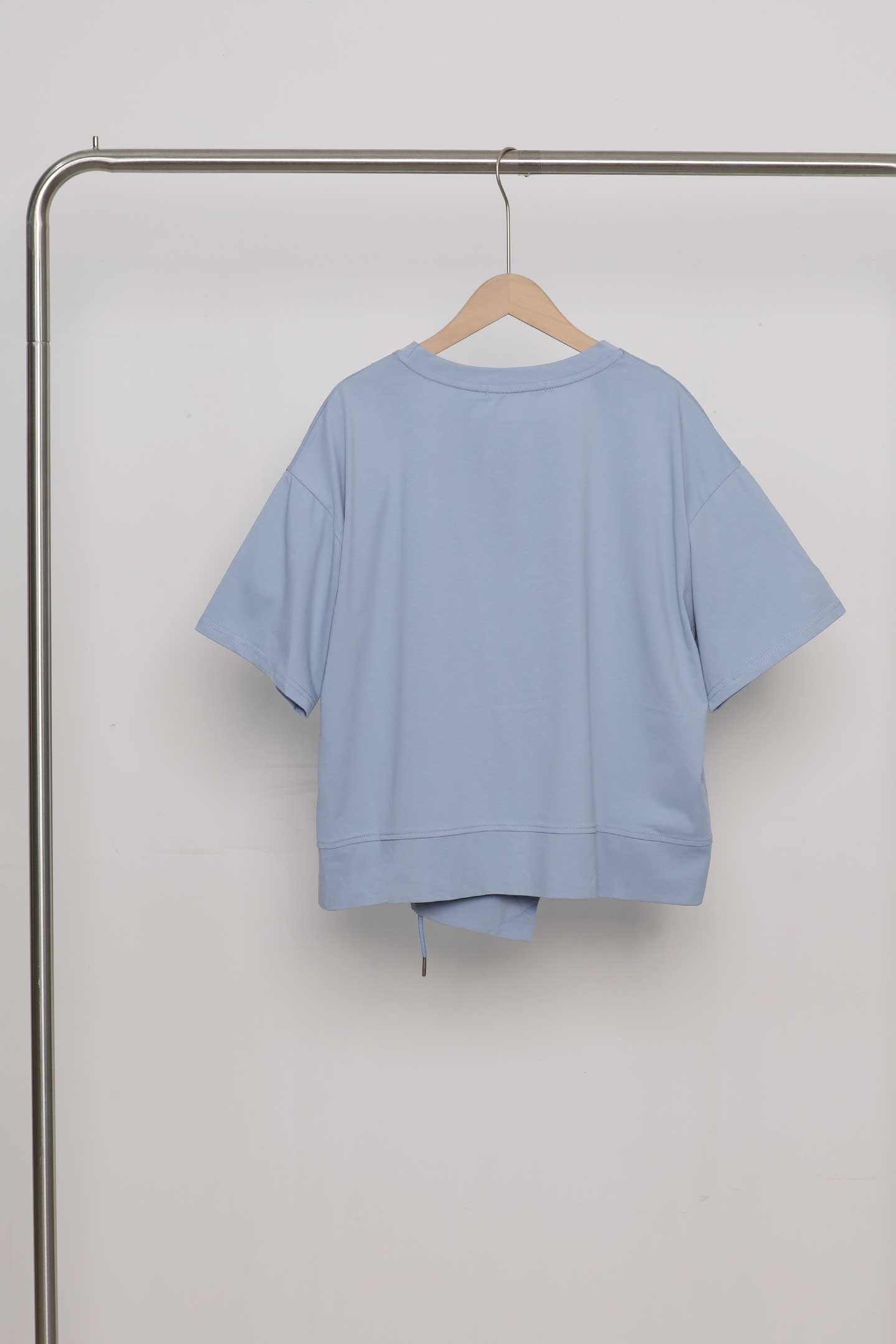 Easy By TE - Germaine Rope Tie Top in Blue