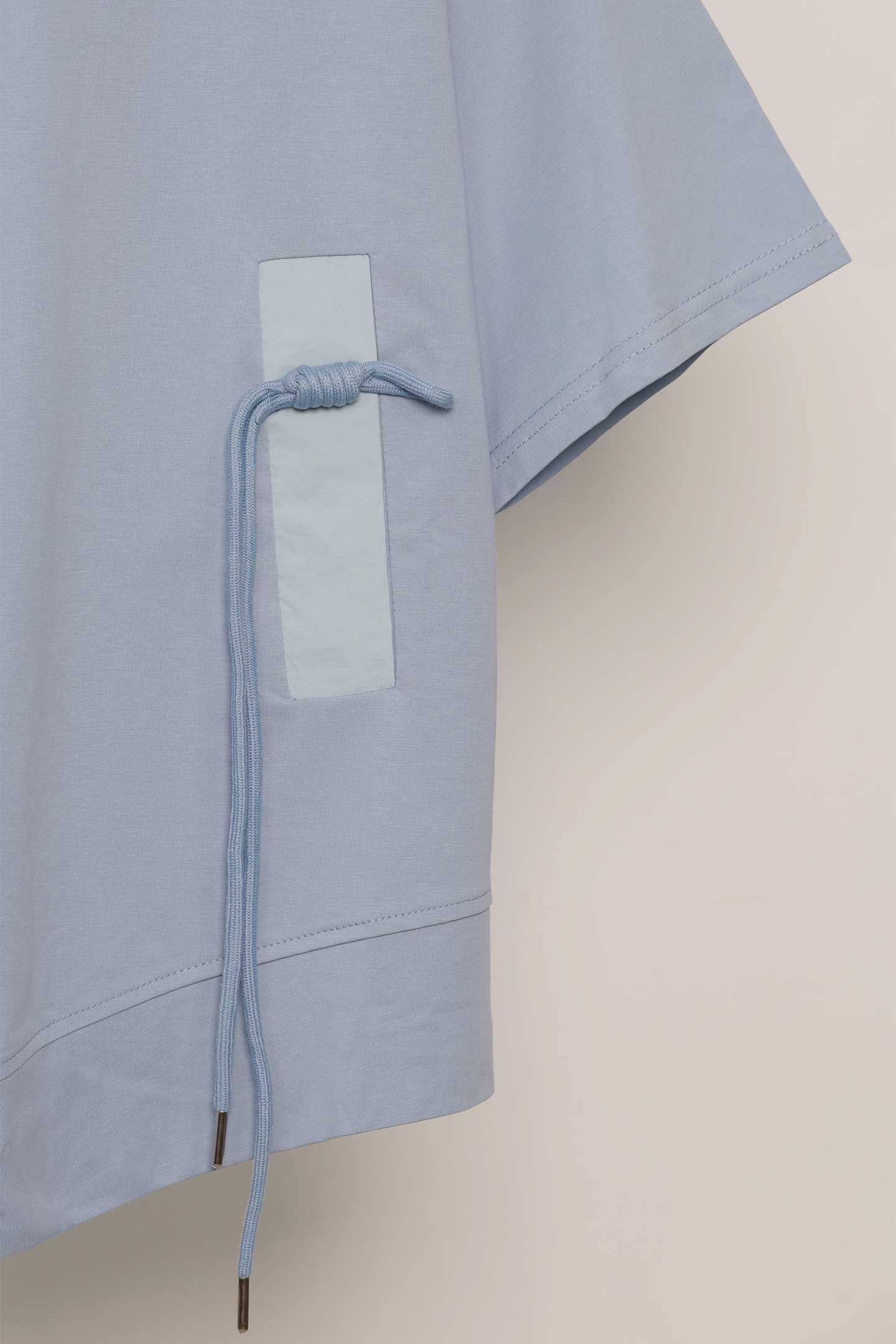 Easy By TE - Germaine Rope Tie Top in Blue