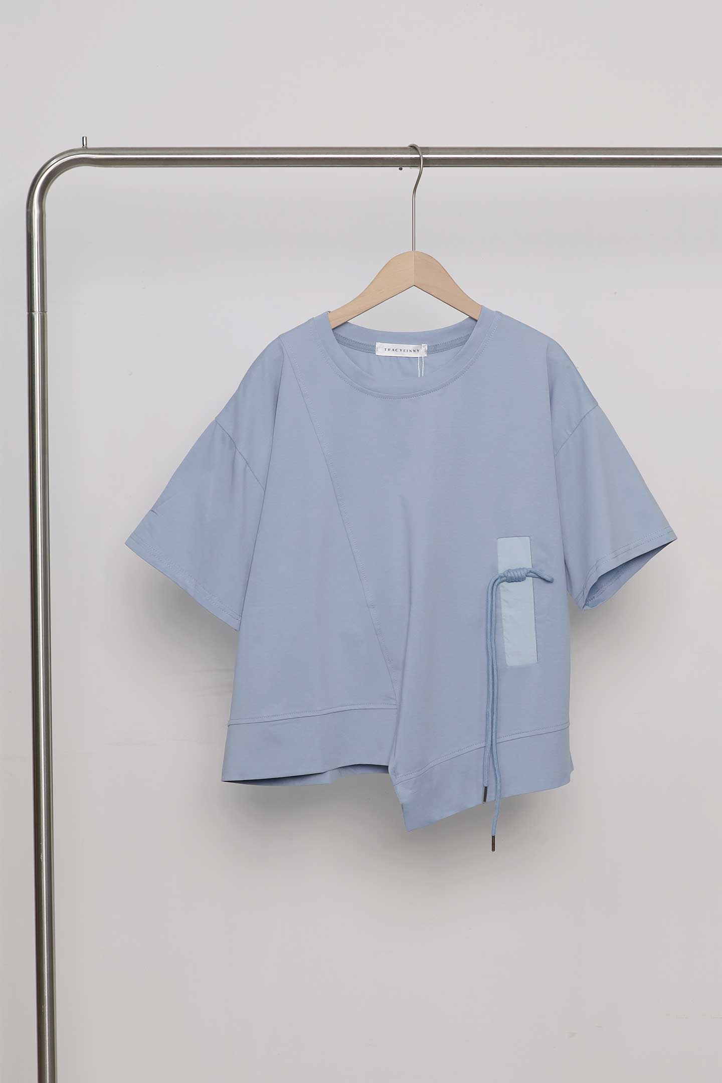 Easy By TE - Germaine Rope Tie Top in Blue