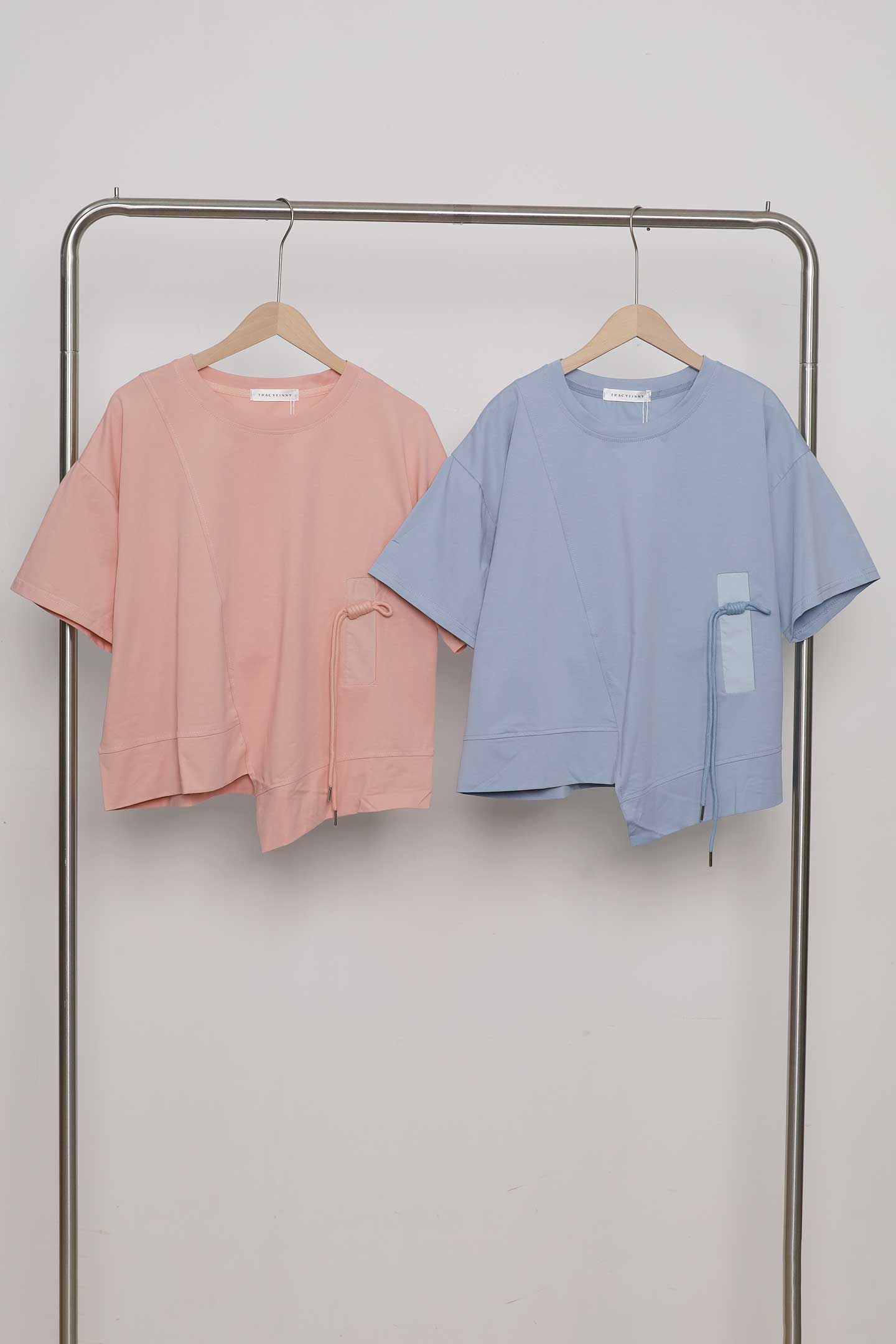 Easy By TE - Germaine Rope Tie Top in Pink