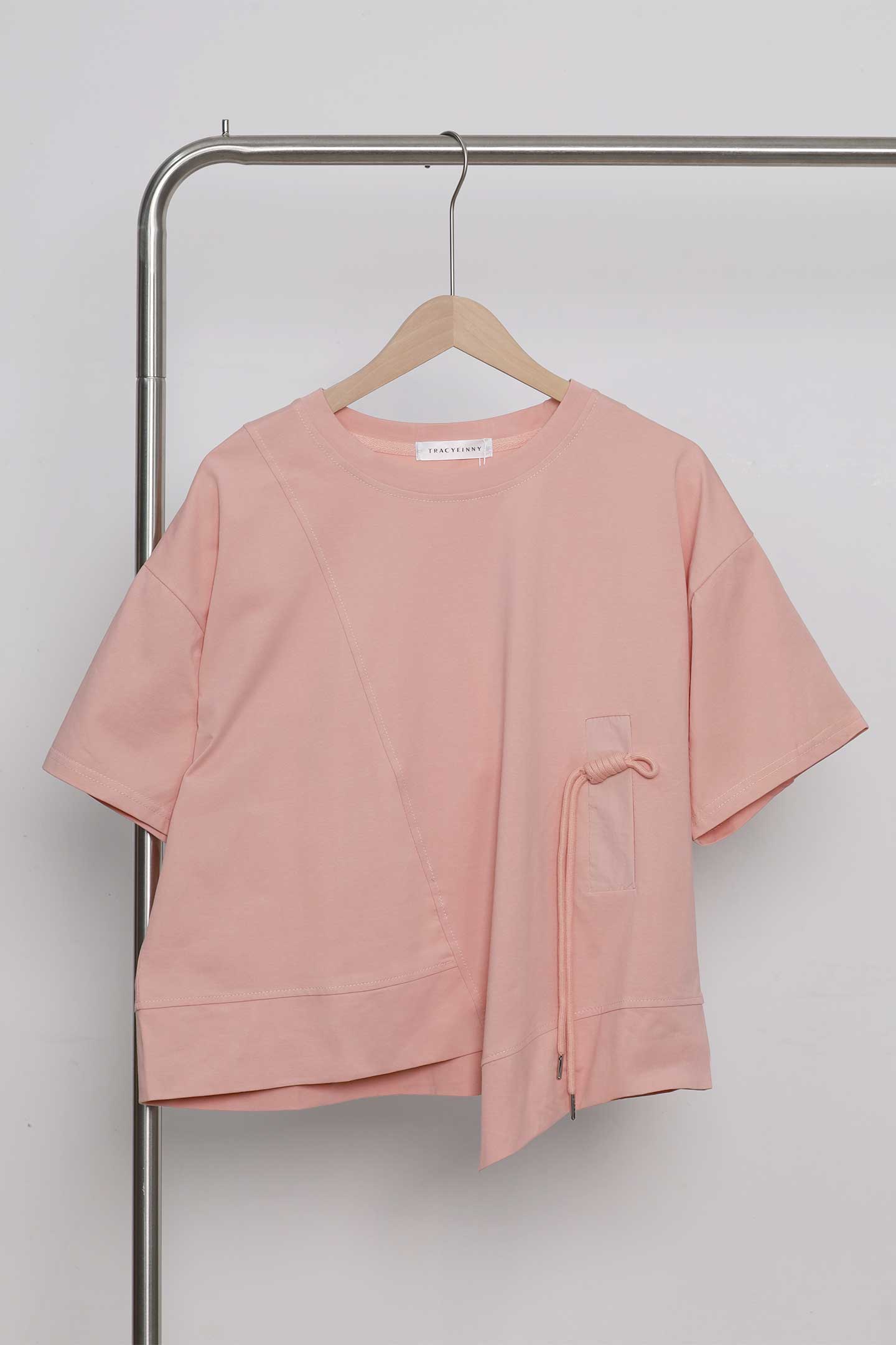 Easy By TE - Germaine Rope Tie Top in Pink