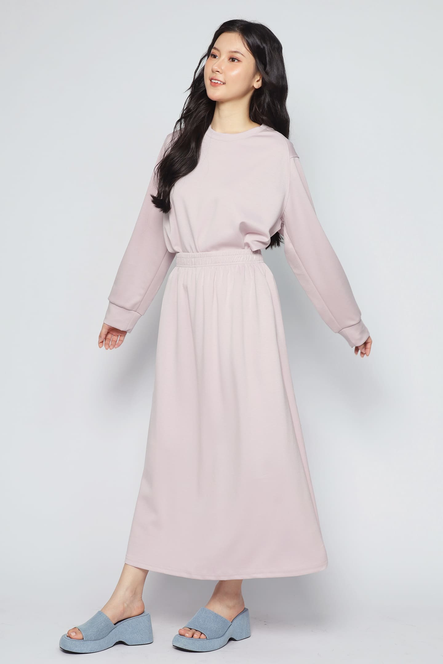 JOY - Getaway 2 in 1 Top and Skirt Set in Pink