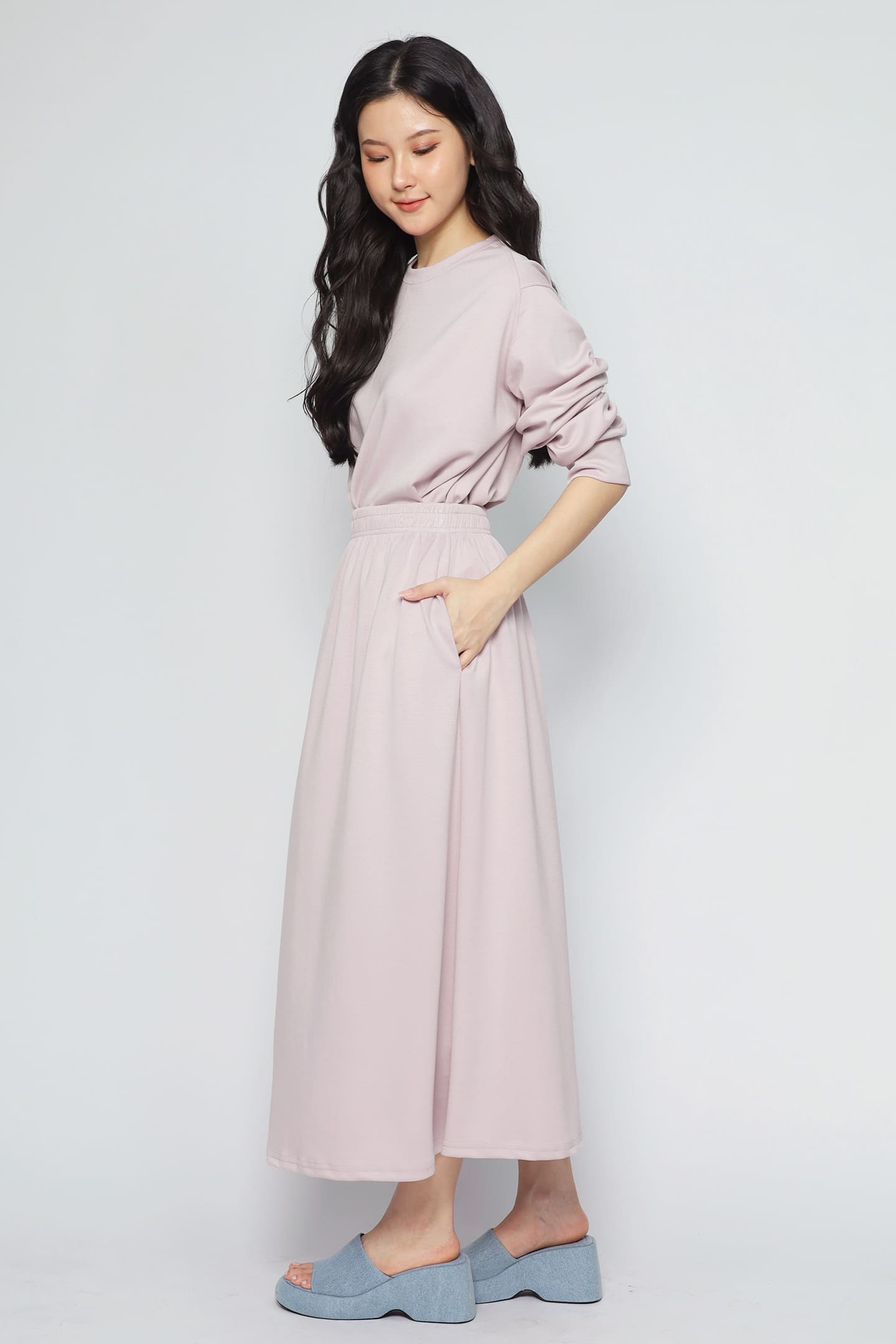 JOY - Getaway 2 in 1 Top and Skirt Set in Pink