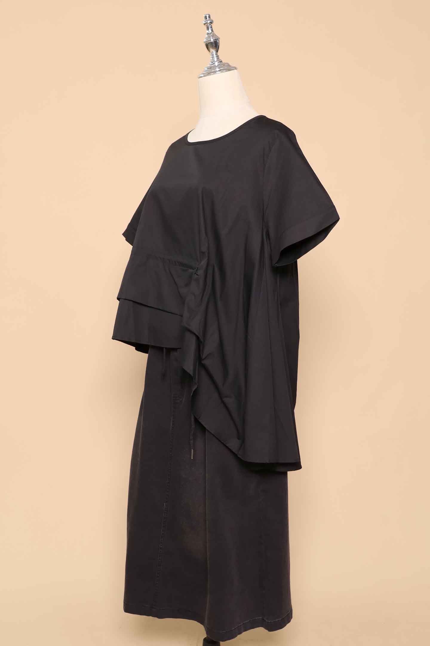 PO - Gia Asymmetrical Top in Black